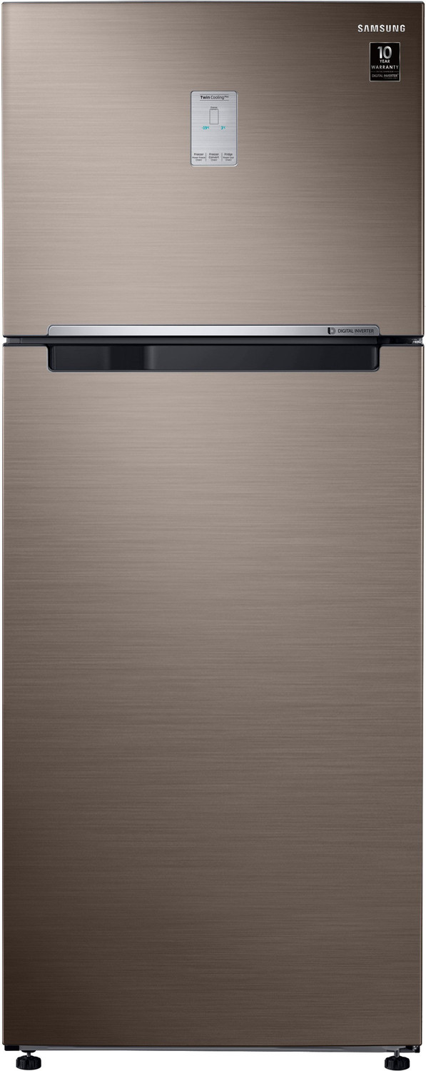 Image of SAMSUNG 465 L Frost Free Double Door 3 Star Convertible Refrigerator (LUXE BROWN, RT47R625EDX /TL)