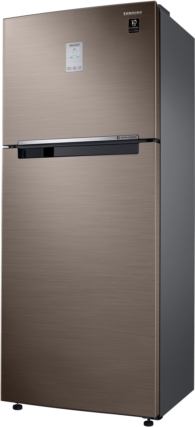 Image of SAMSUNG 465 L Frost Free Double Door 3 Star Convertible Refrigerator (LUXE BROWN, RT47R625EDX /TL)