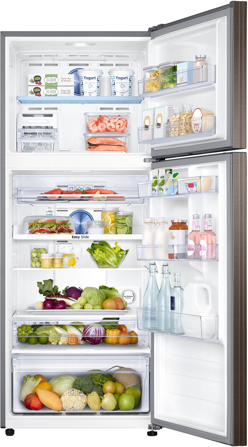Image of SAMSUNG 465 L Frost Free Double Door 3 Star Convertible Refrigerator (LUXE BROWN, RT47R625EDX /TL)
