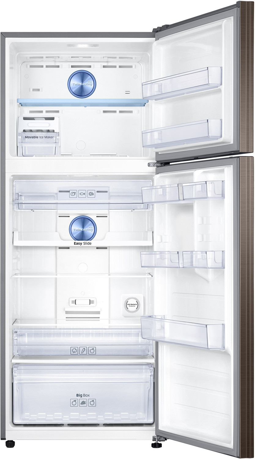 Image of SAMSUNG 465 L Frost Free Double Door 3 Star Convertible Refrigerator (LUXE BROWN, RT47R625EDX /TL)