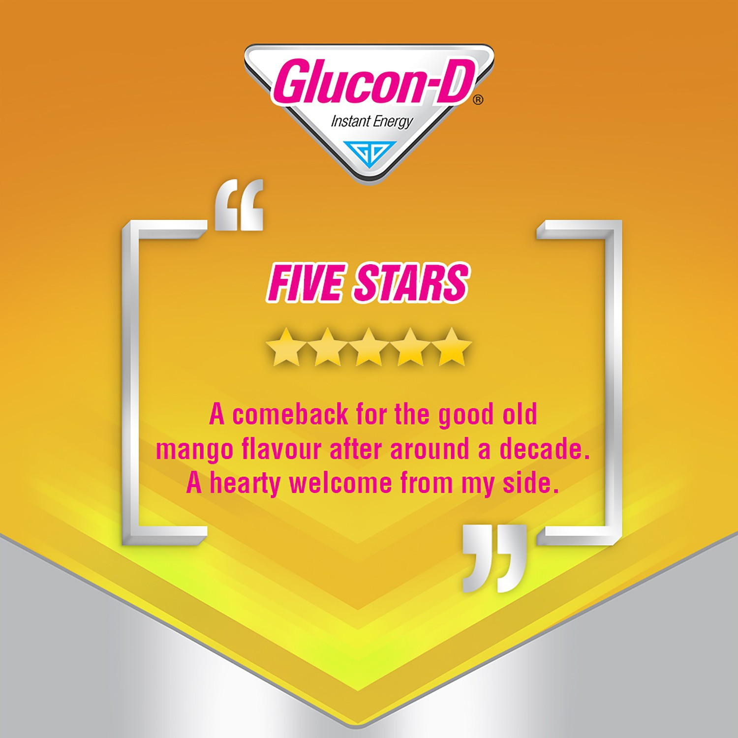Image of GLUCON-D Mango Blast with 3 Benefits of Energy, Recovery, and Immunity, Refill Sports Drink