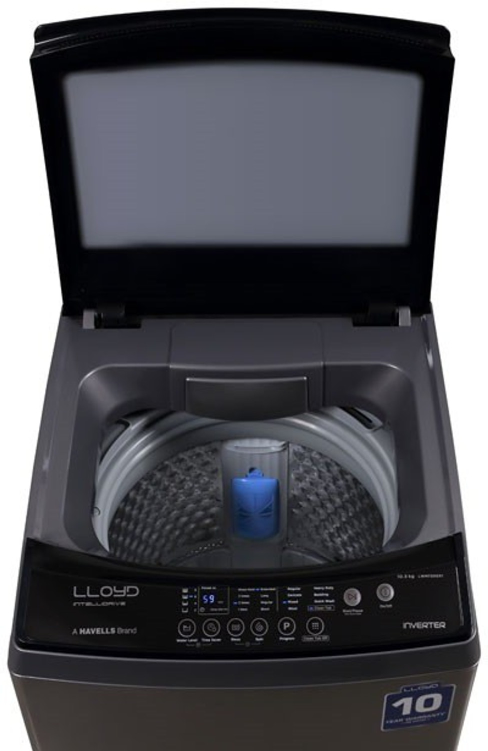Image of Lloyd by Havells 10.5 kg Fully Automatic Top Load Washing Machine Grey