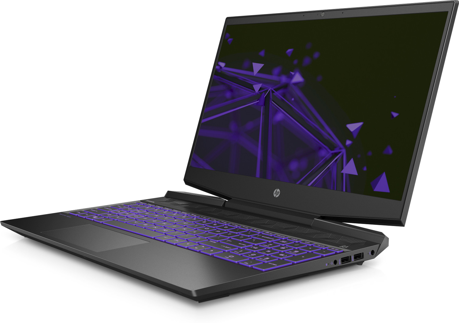 Image of HP Pavilion Intel Core i5 10th Gen 10300H - (8 GB + 32 GB Optane /512 GB SSD /Windows 10 Home /4 GB Graphics /NVIDIA GeForce GTX 1650Ti) 15-DK1508TX Gaming Laptop