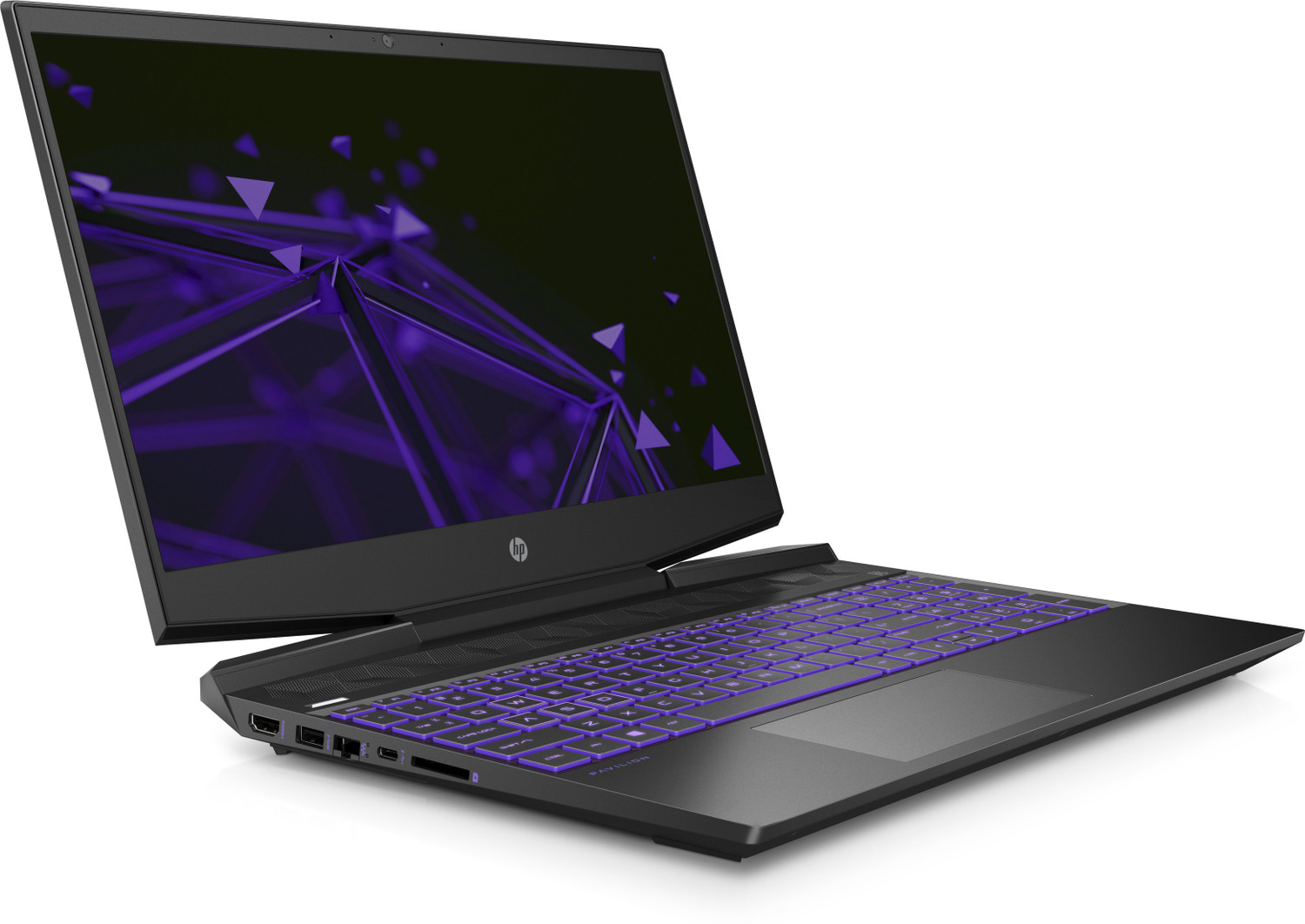 Image of HP Pavilion Intel Core i5 10th Gen 10300H - (8 GB + 32 GB Optane /512 GB SSD /Windows 10 Home /4 GB Graphics /NVIDIA GeForce GTX 1650Ti) 15-DK1508TX Gaming Laptop