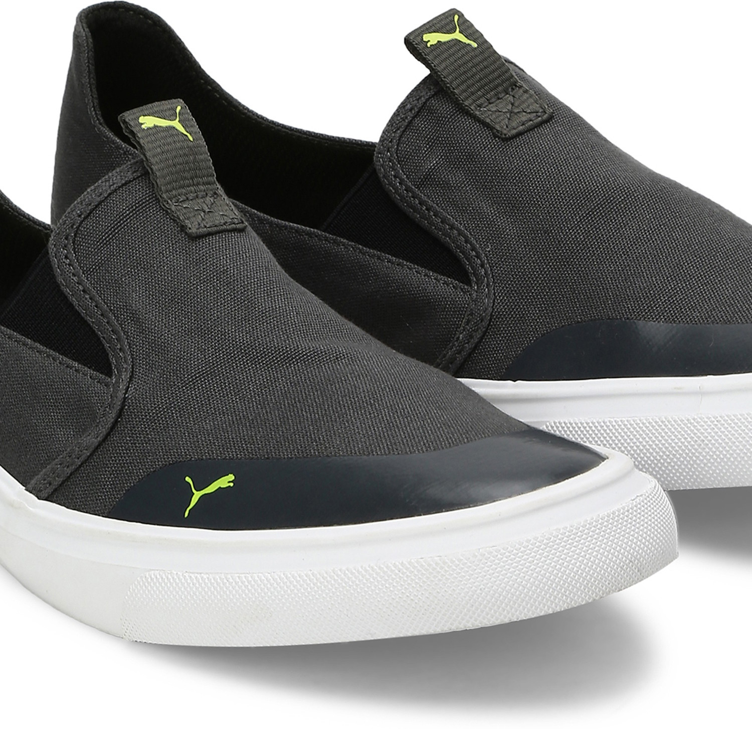 PUMA Lazy Knit Slip On IDP Sneakers For Men Grey 6 Price History
