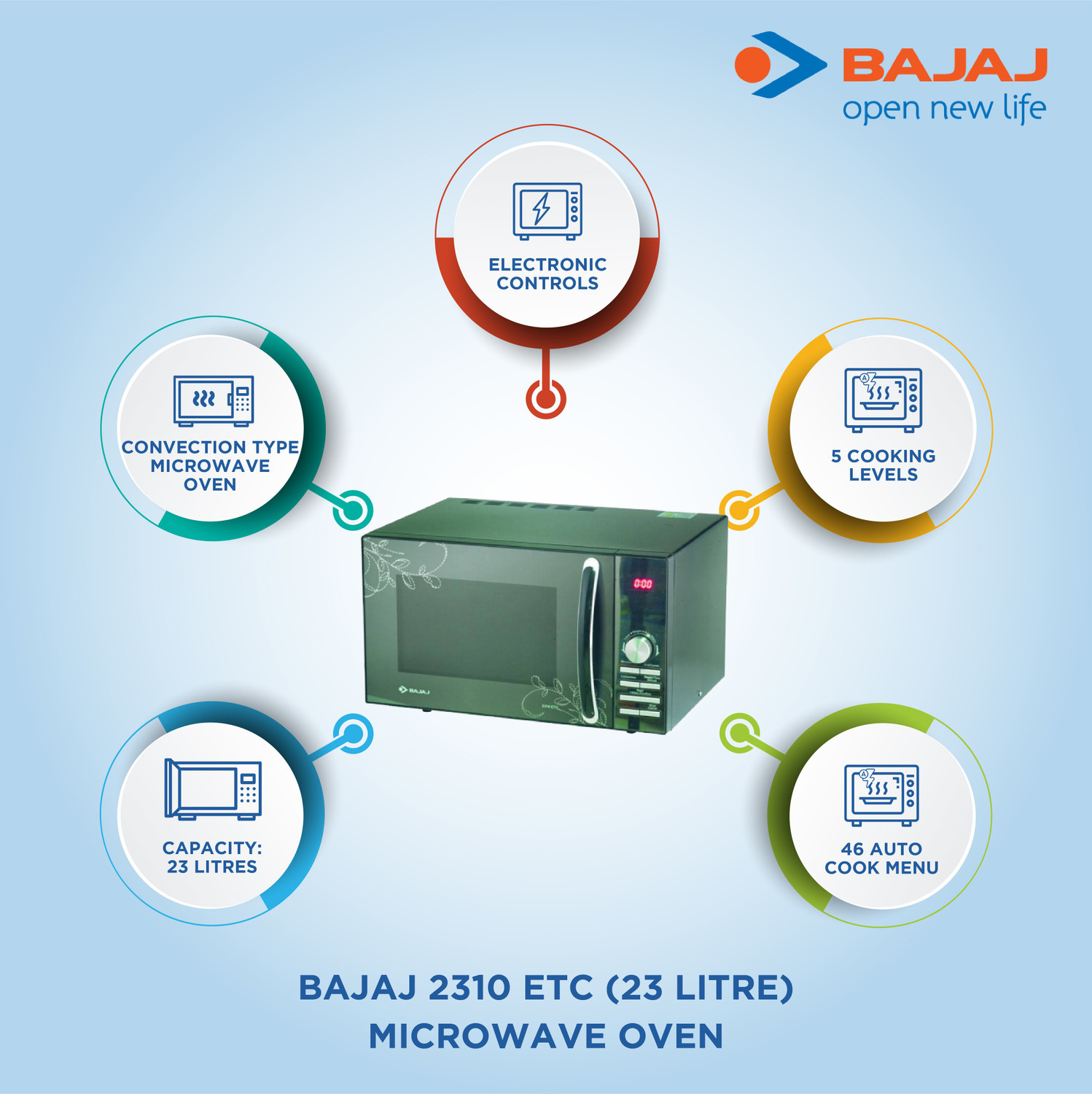 Image of BAJAJ 23 L Convection Microwave Oven
