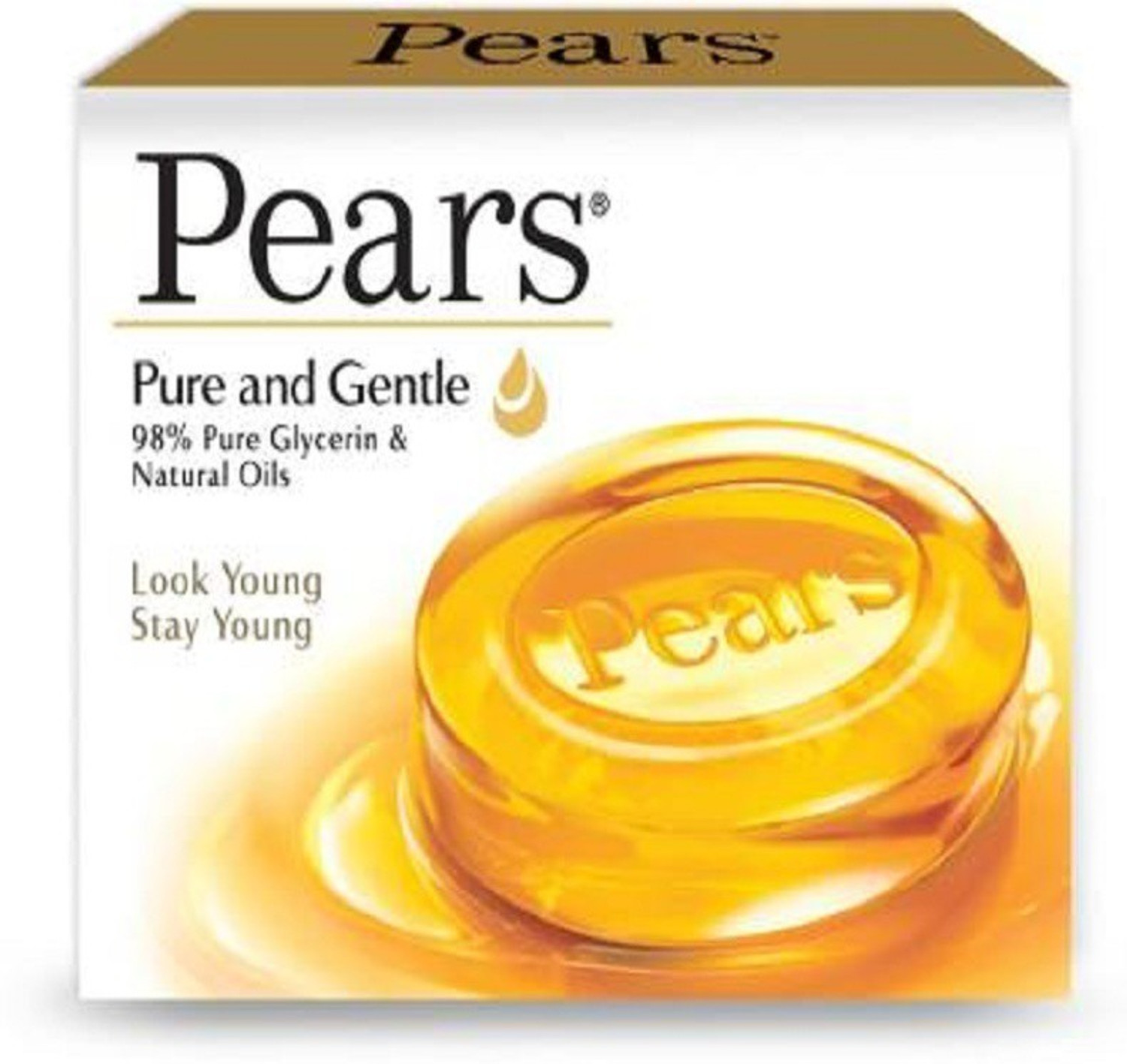 Pears Pure & Gentle Bathing Bar soap 125g pack of 5