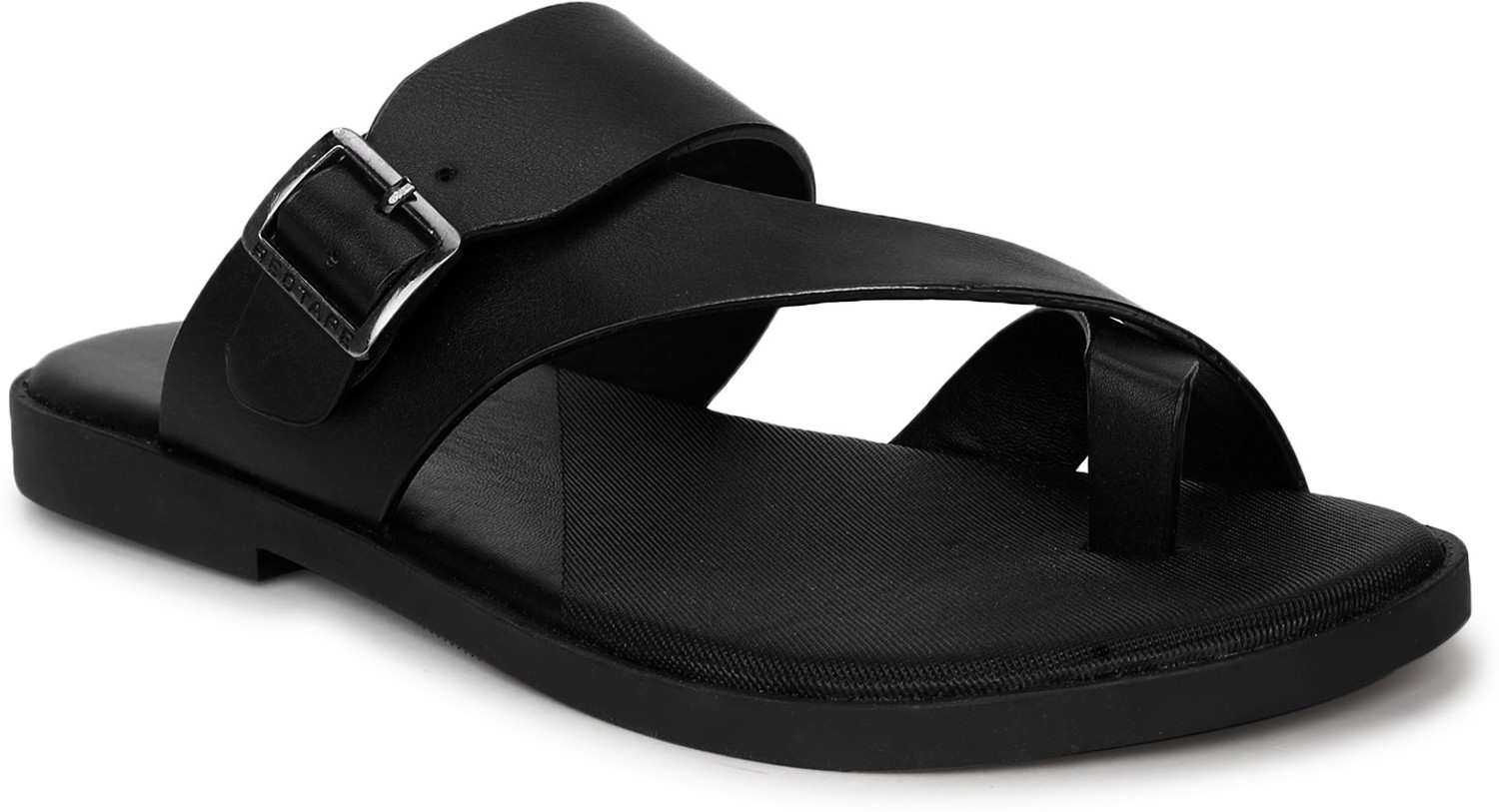 Red tape men black sandals store
