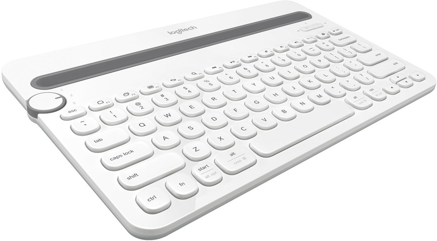 Image of Logitech K480 / Compact Space-Saving Design Bluetooth Handheld Multi-device Keyboard Compatible with Desktop, Laptop, Mac