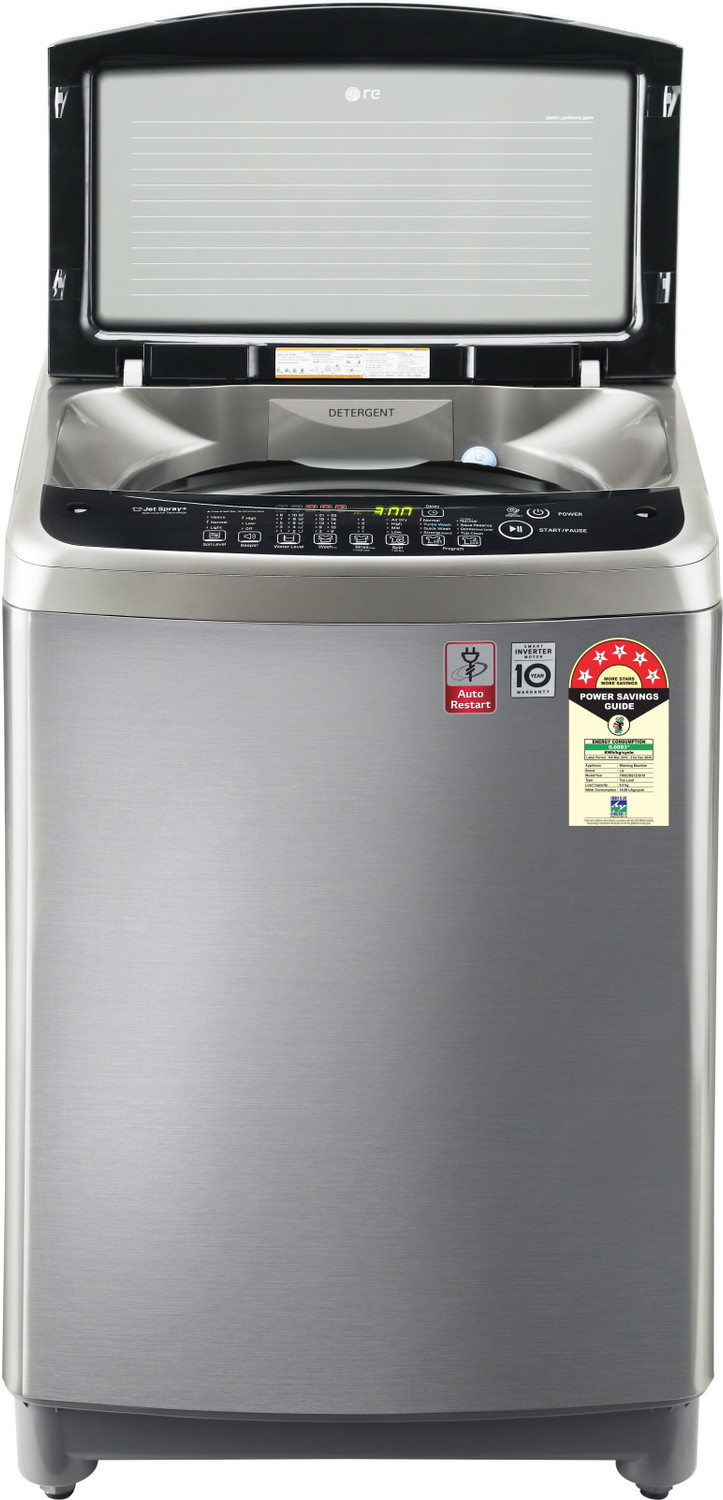 Image of LG 8 kg Fully Automatic Top Load Washing Machine Grey