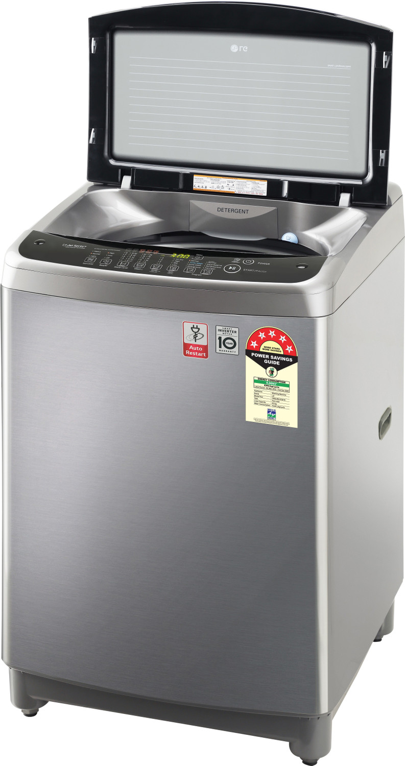 Image of LG 8 kg Fully Automatic Top Load Washing Machine Grey