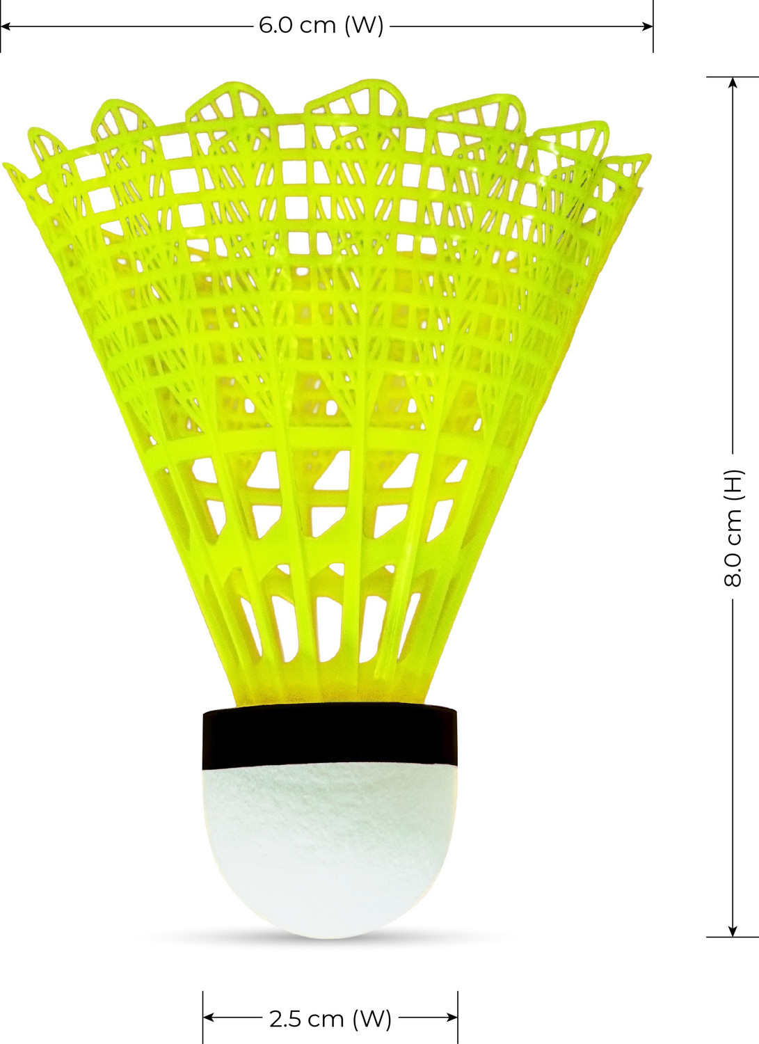 Image of LI-NING Bolt Neo (6 in 1) Nylon Shuttle - Yellow