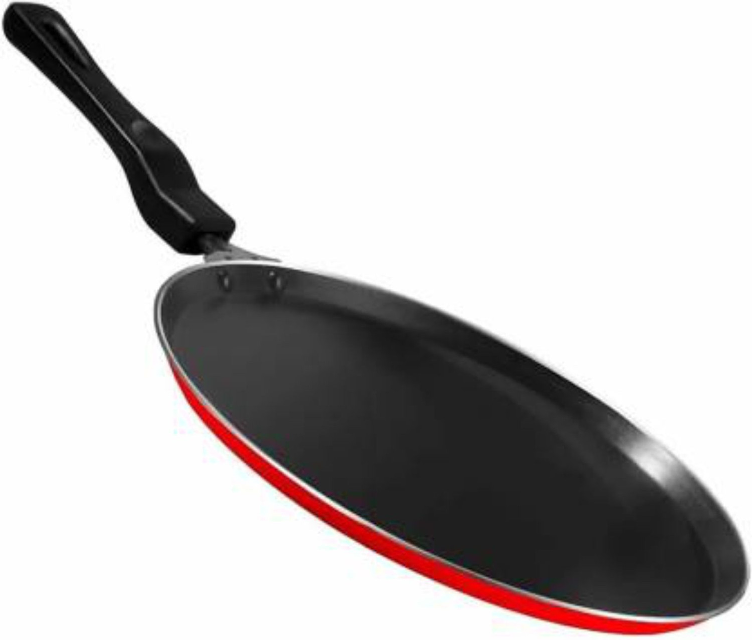 Image of CaROTE Granite Non Stick Flat Dosa Tawa, 20cm Induction Roti Tawa, Black, Tawa 20 cm diameter (Stoneware, Non-stick, Induction Bottom)