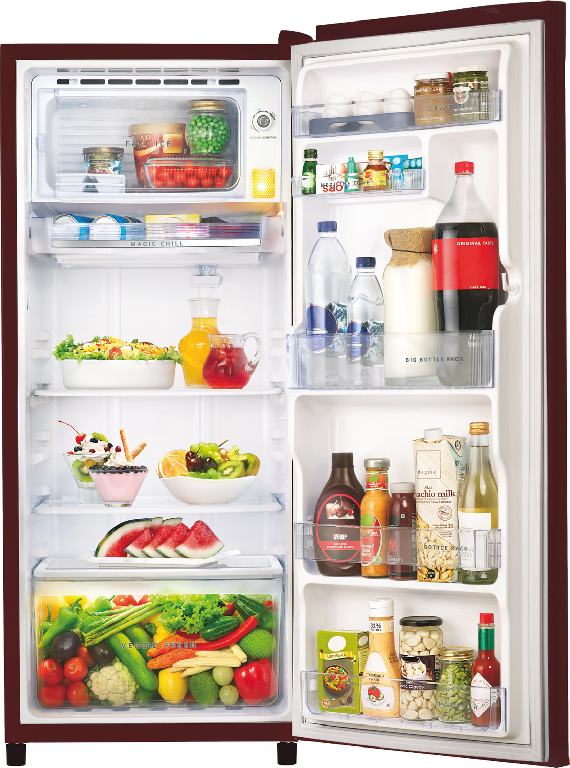 Image of Whirlpool 200 L Direct Cool Single Door 3 Star Refrigerator