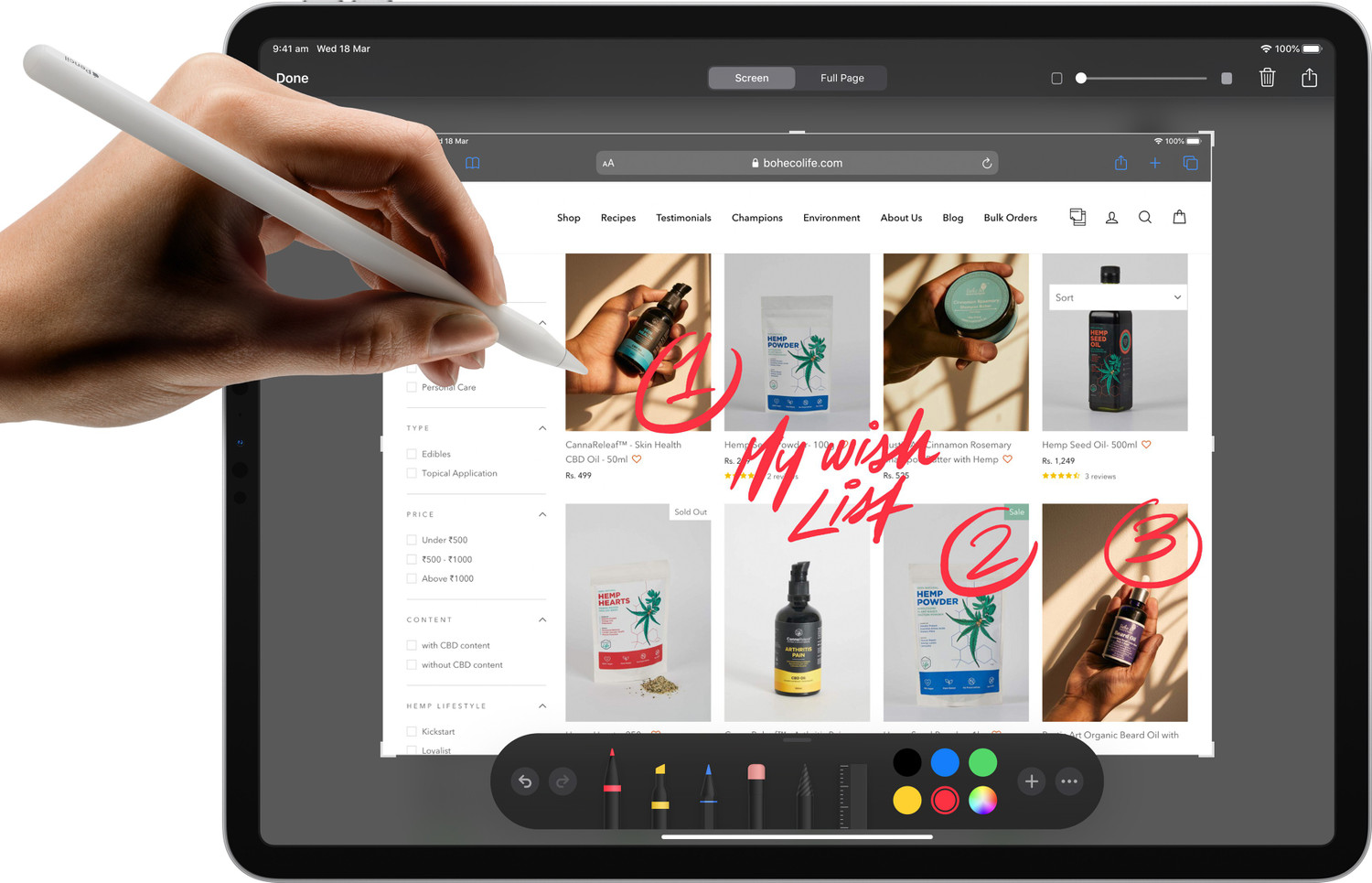 Image of Apple iPad Pro 2020 (2nd Generation) 6 GB RAM 1 TB ROM 11 inch with Wi-Fi Only A12Z Bionic Chip (Silver)