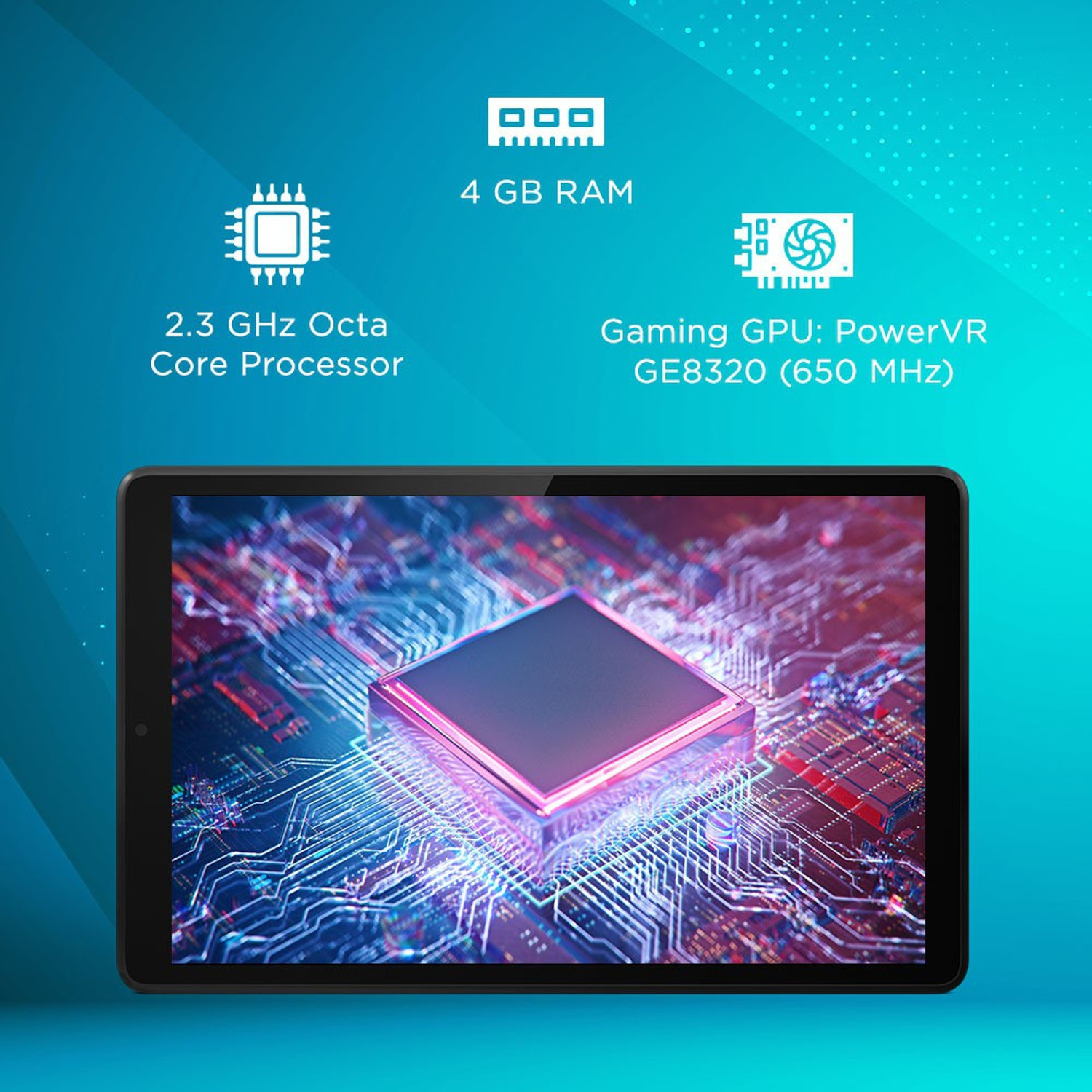 Image of Lenovo Tab M8 (2nd Gen) FHD 4 GB RAM 64 GB ROM 8 inch with Wi-Fi Only MediaTek Helio P22T Octa Core (2.3 GHz) Tablet (Platinum Grey)