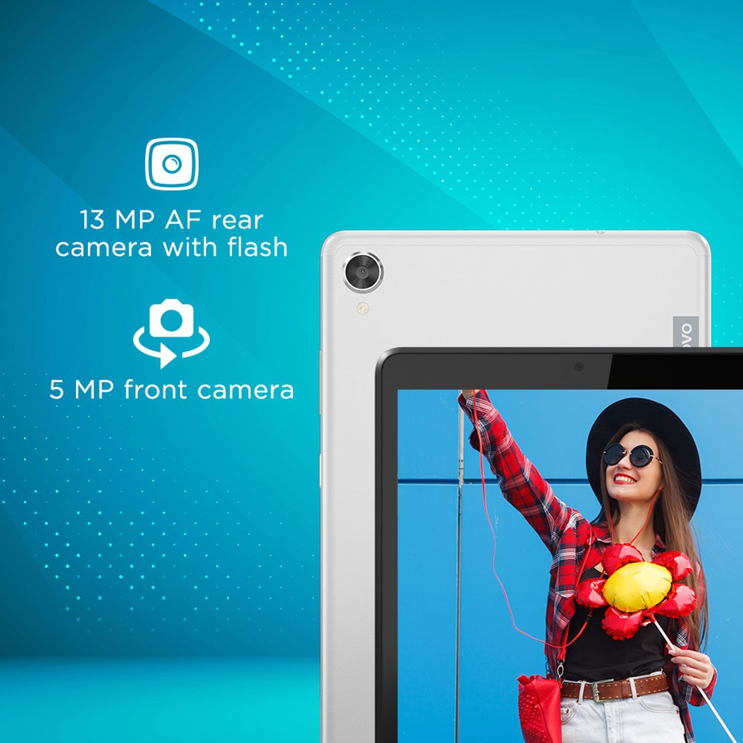 Image of Lenovo Tab M8 (2nd Gen) FHD 4 GB RAM 64 GB ROM 8 inch with Wi-Fi Only MediaTek Helio P22T Octa Core (2.3 GHz) Tablet (Platinum Grey)