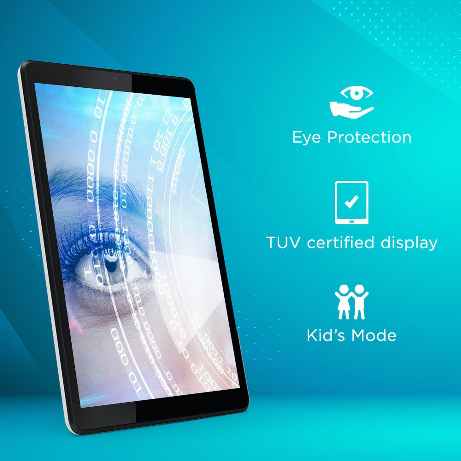 Image of Lenovo Tab M8 (2nd Gen) FHD 4 GB RAM 64 GB ROM 8 inch with Wi-Fi Only MediaTek Helio P22T Octa Core (2.3 GHz) Tablet (Platinum Grey)