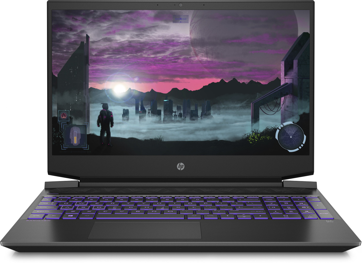Image of HP Pavilion Gaming AMD Ryzen 7 Octa Core AMD R7-4800H - (16 GB /1 TB HDD /256 GB SSD /Windows 10 Home /4 GB Graphics /NVIDIA GeForce 1650Ti /144 Hz) 15-EC1512AX Gaming Laptop