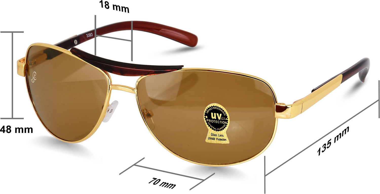 PIRASO Aviator Sunglasses For Men Women Brown Price History