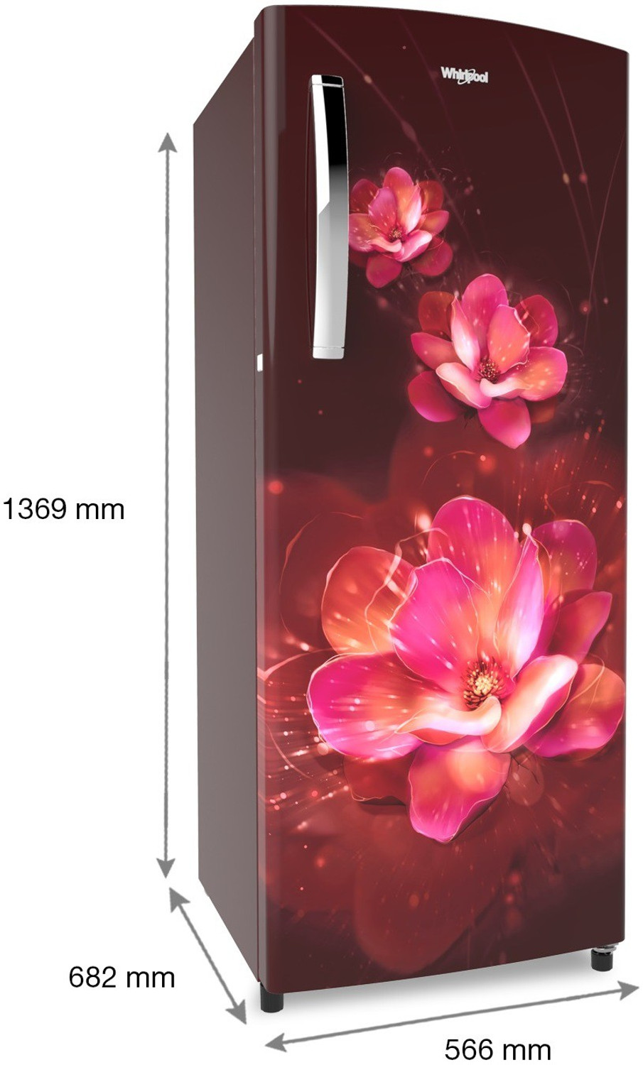 Image of Whirlpool 207 L Direct Cool Single Door 4 Star Refrigerator