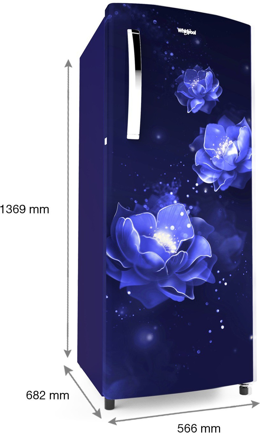 Image of Whirlpool 207 L Direct Cool Single Door 5 Star Refrigerator