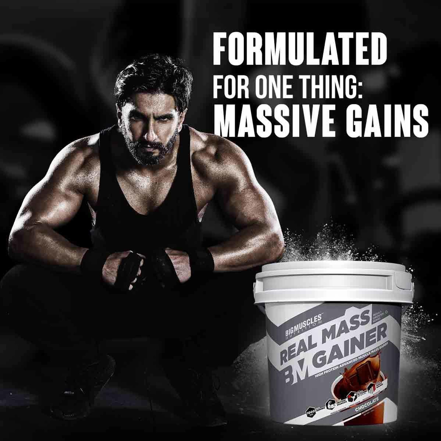 Image of BIGMUSCLES NUTRITION Real Weight Gainers /Mass Gainers