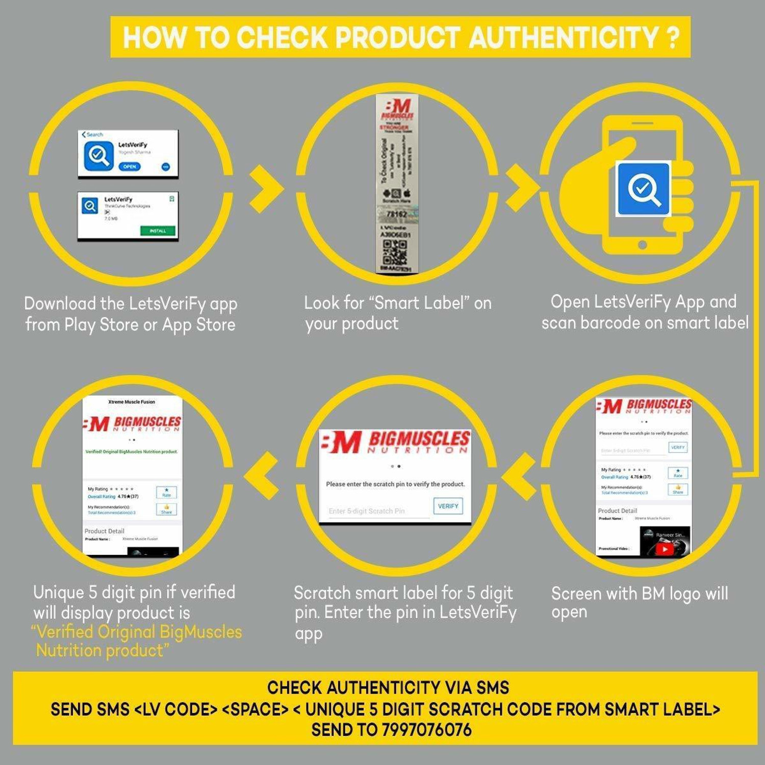 Image of BIGMUSCLES NUTRITION Real Weight Gainers /Mass Gainers