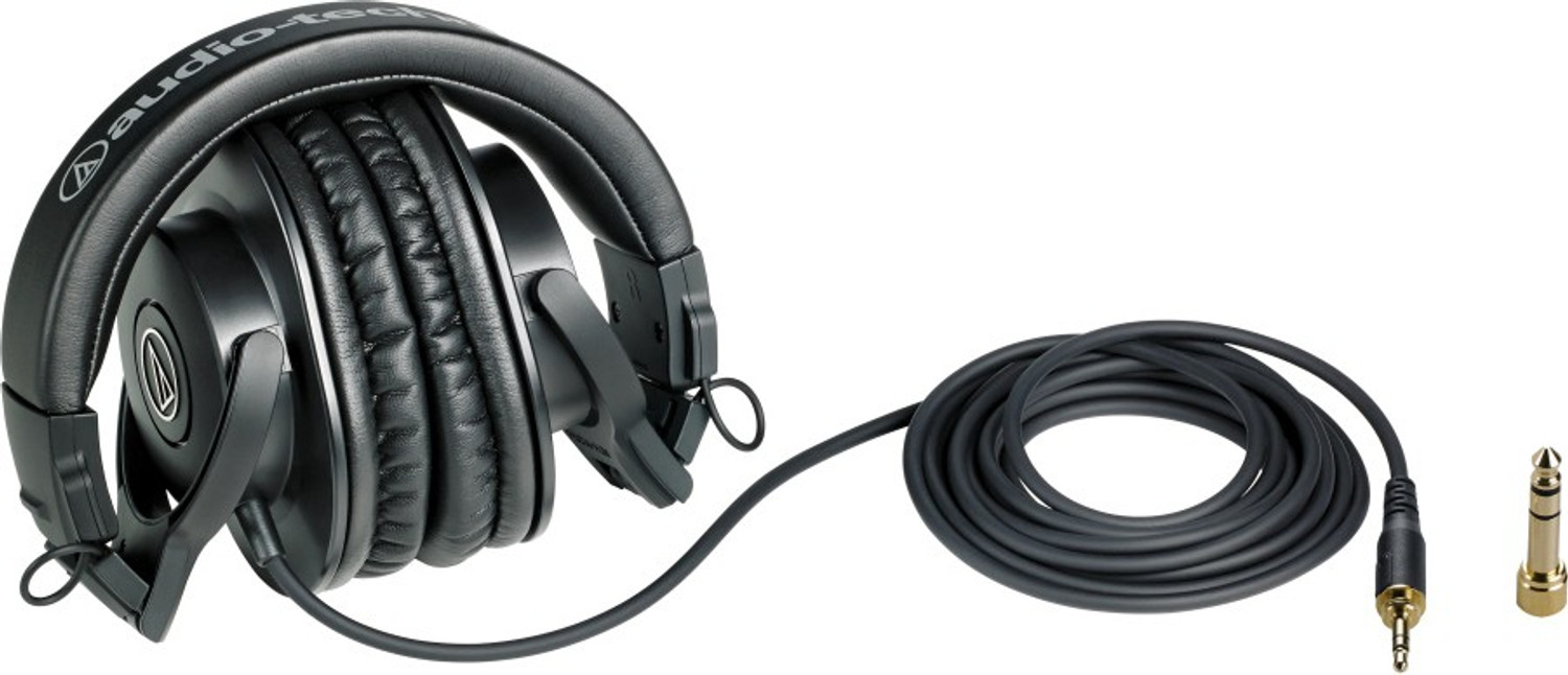 Image of Audio Technica ATH-M30x Professional Monitor Headphones Wired without Mic