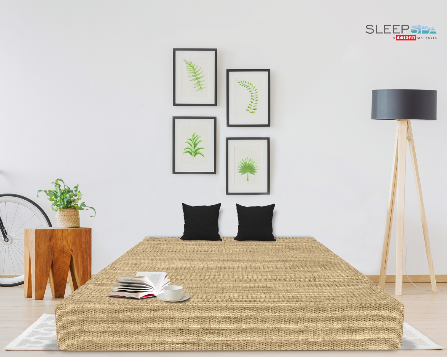 Image of SLEEP SPA 1 Seater Single Foam Fold Out Sofa Cum Bed