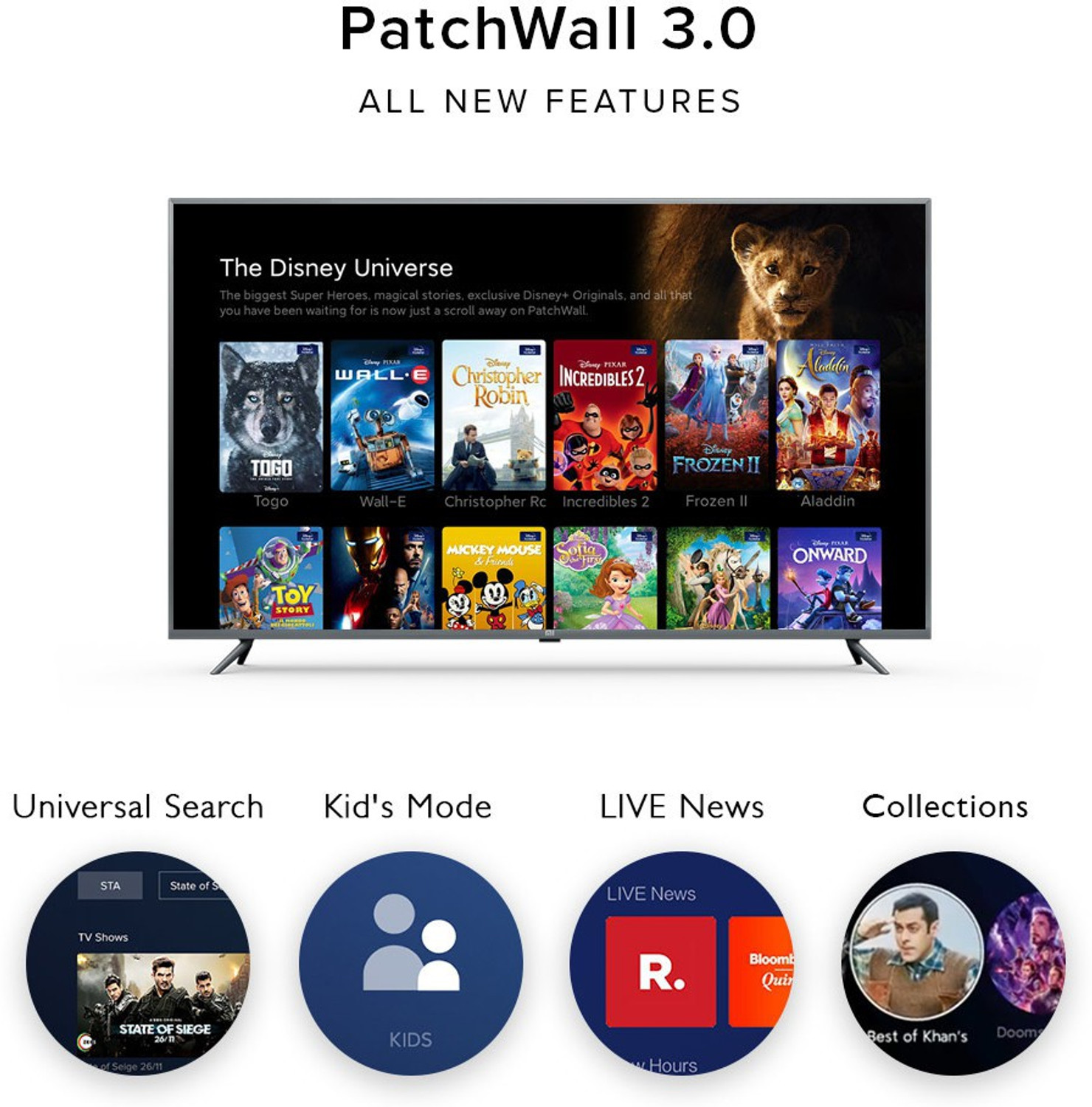 Image of XIAOMI 4X 108 cm (43 inch) Ultra HD (4K) LED Smart Android TV