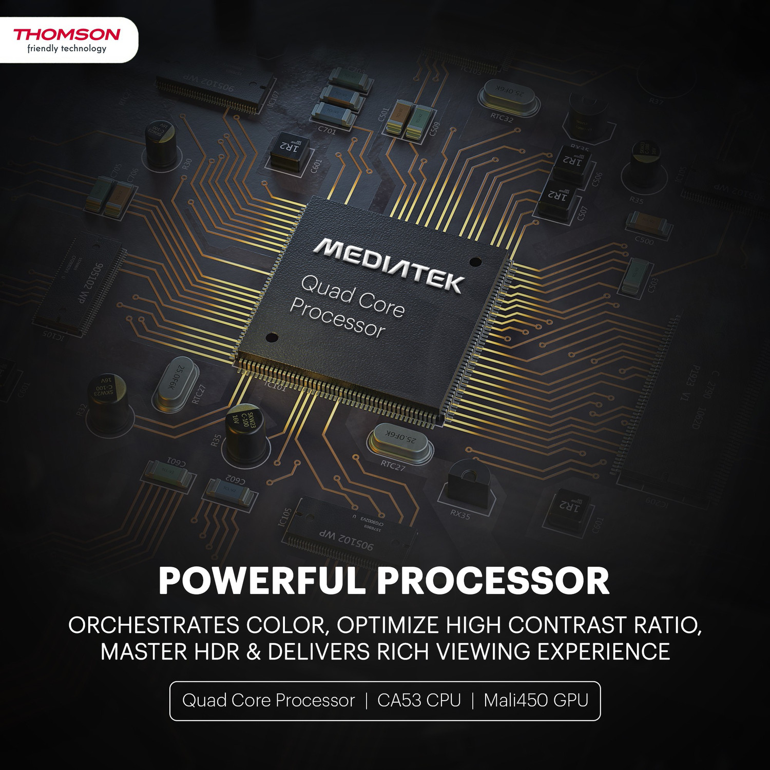 Image of Thomson OATHPRO Series 108 cm (43 inch) Ultra HD (4K) LED Smart Android TV with Dolby Digital Plus & DTS TruSurround