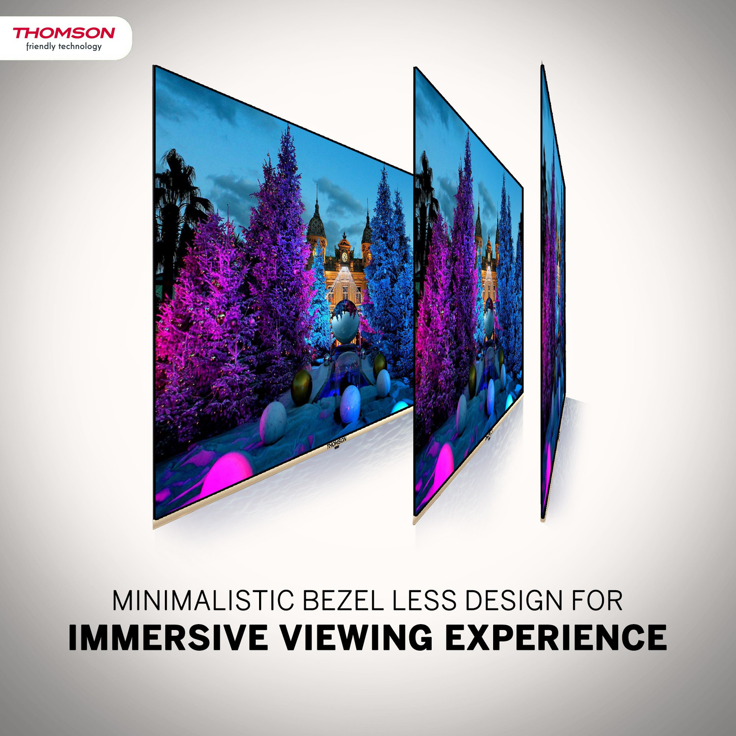 Image of Thomson OATHPRO Series 108 cm (43 inch) Ultra HD (4K) LED Smart Android TV with Dolby Digital Plus & DTS TruSurround