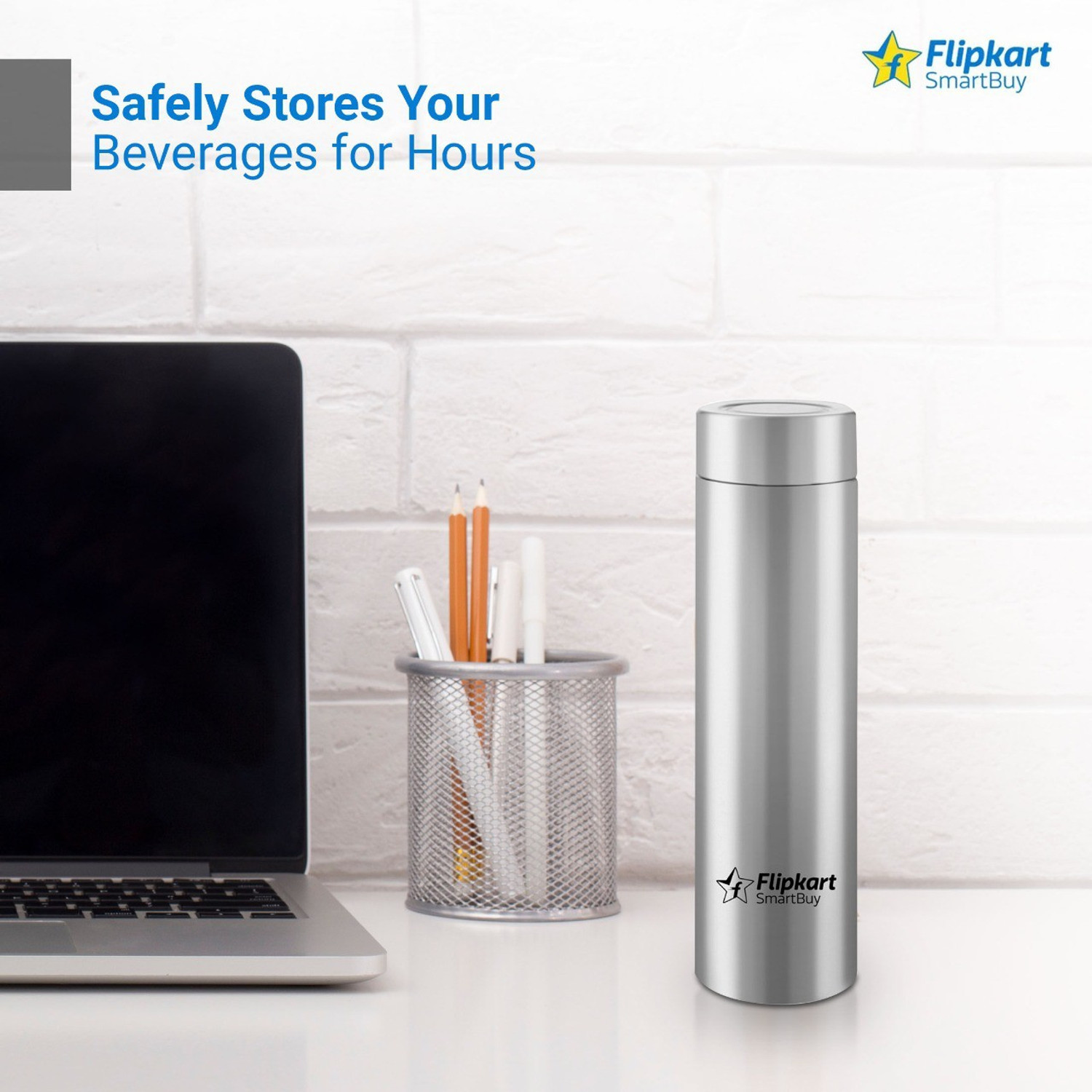 Image of Flipkart SmartBuy Classic 950 ml Steel Bottle