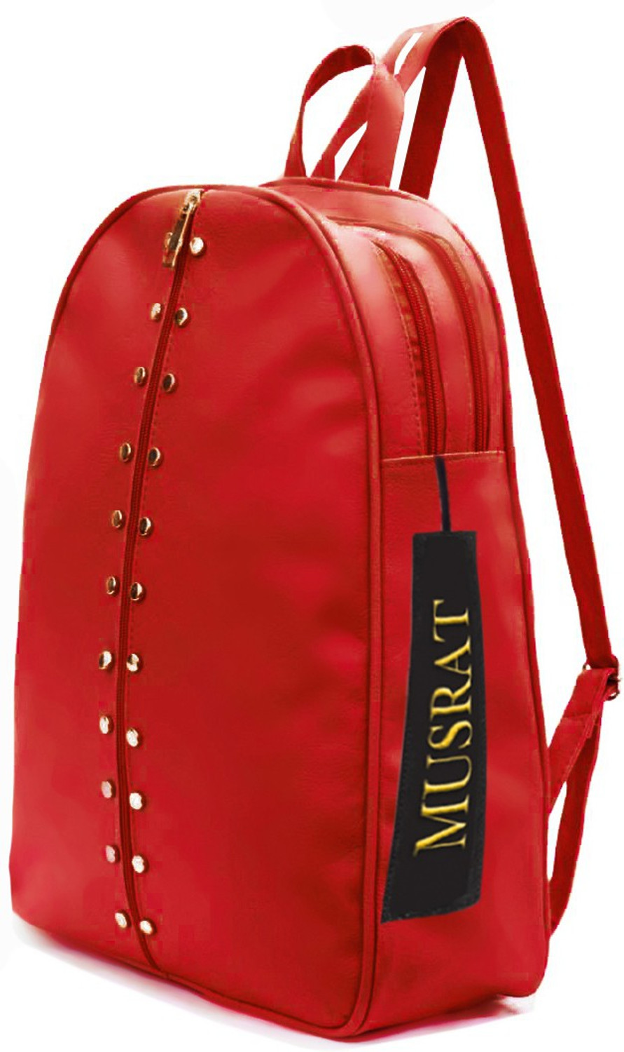 MUSRAT PU Leather Backpack School Bag Student Backpack Women