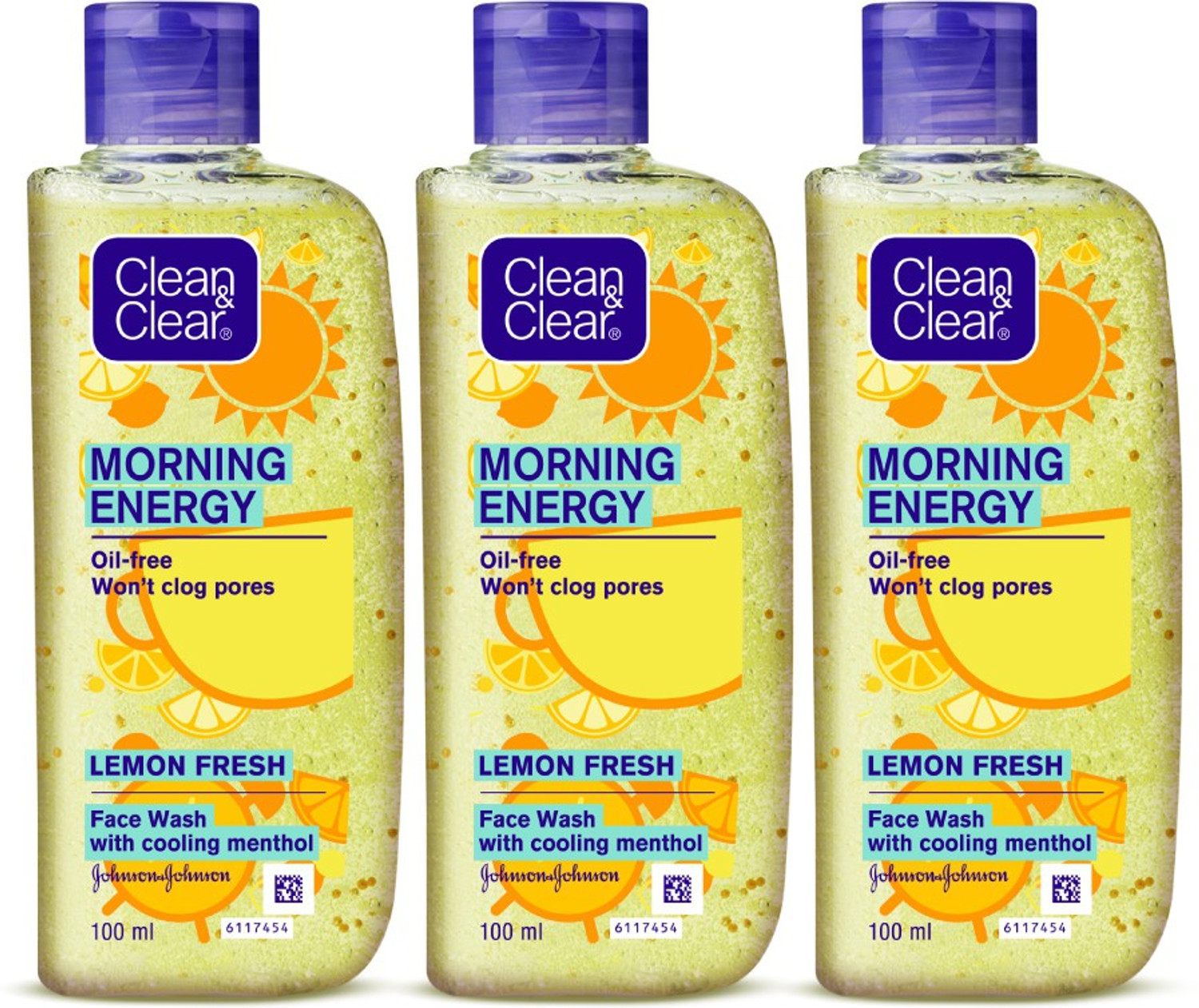Clean &amp; Clear Morning Energy Lemon Fresh Facewash Face Wash  (300 ml)