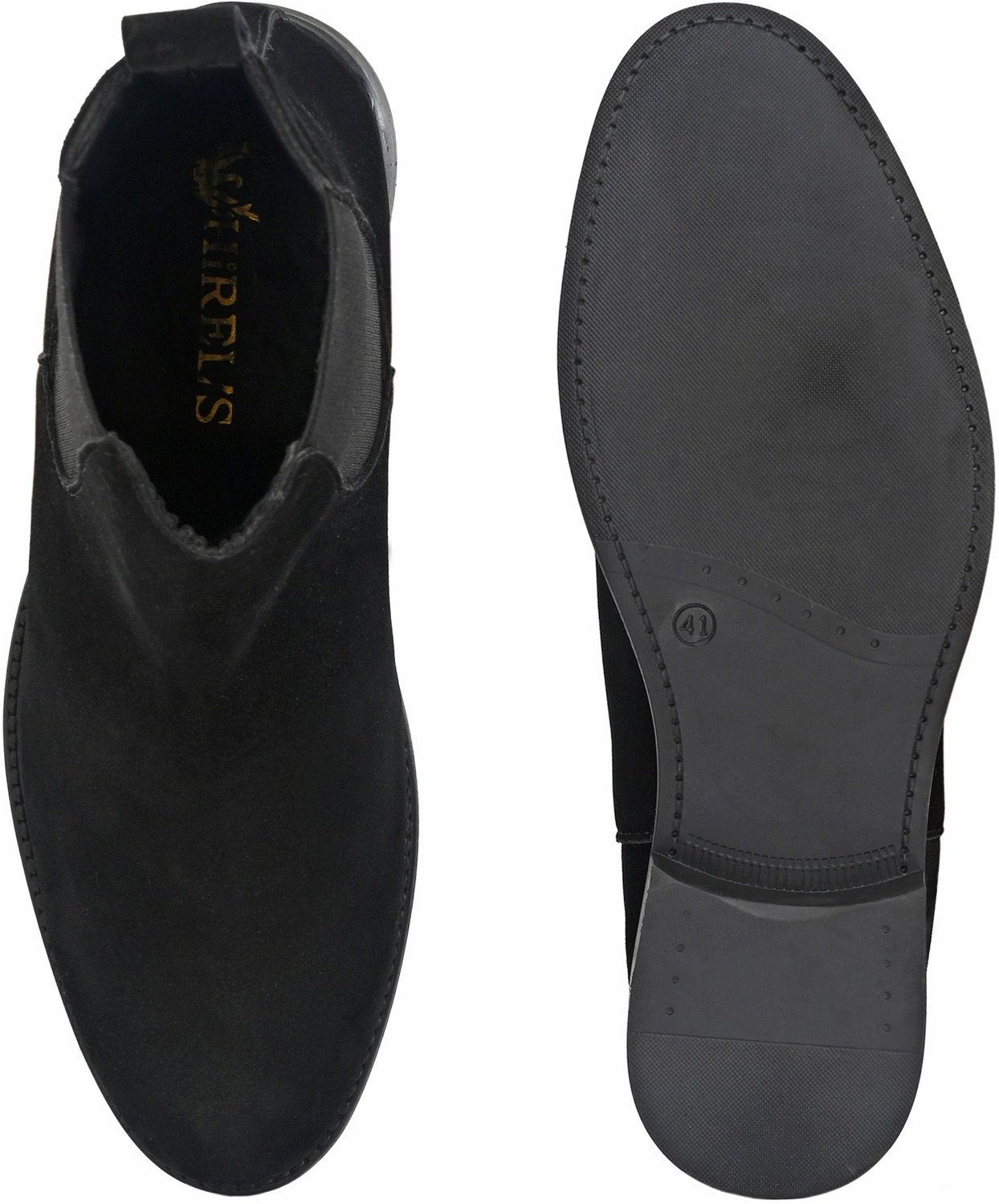 Image of Hirel's Suede Chelsea|Soft Cushioned Insole |Slip-Resistance Boots For Men