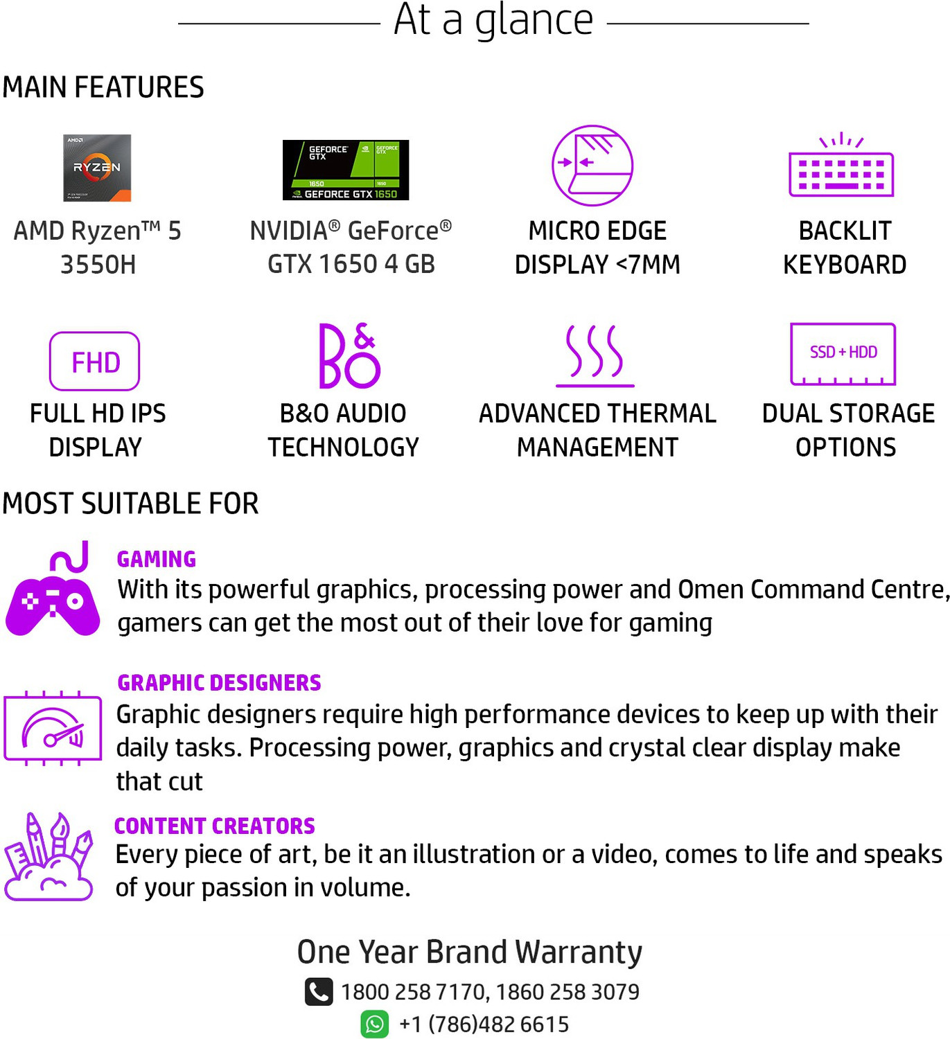 Image of HP Pavilion Gaming AMD Ryzen 5 Quad Core 3550H - (8 GB /512 GB SSD /Windows 10 Home /4 GB Graphics /NVIDIA GeForce GTX 1650) 15-ec0104AX Gaming Laptop