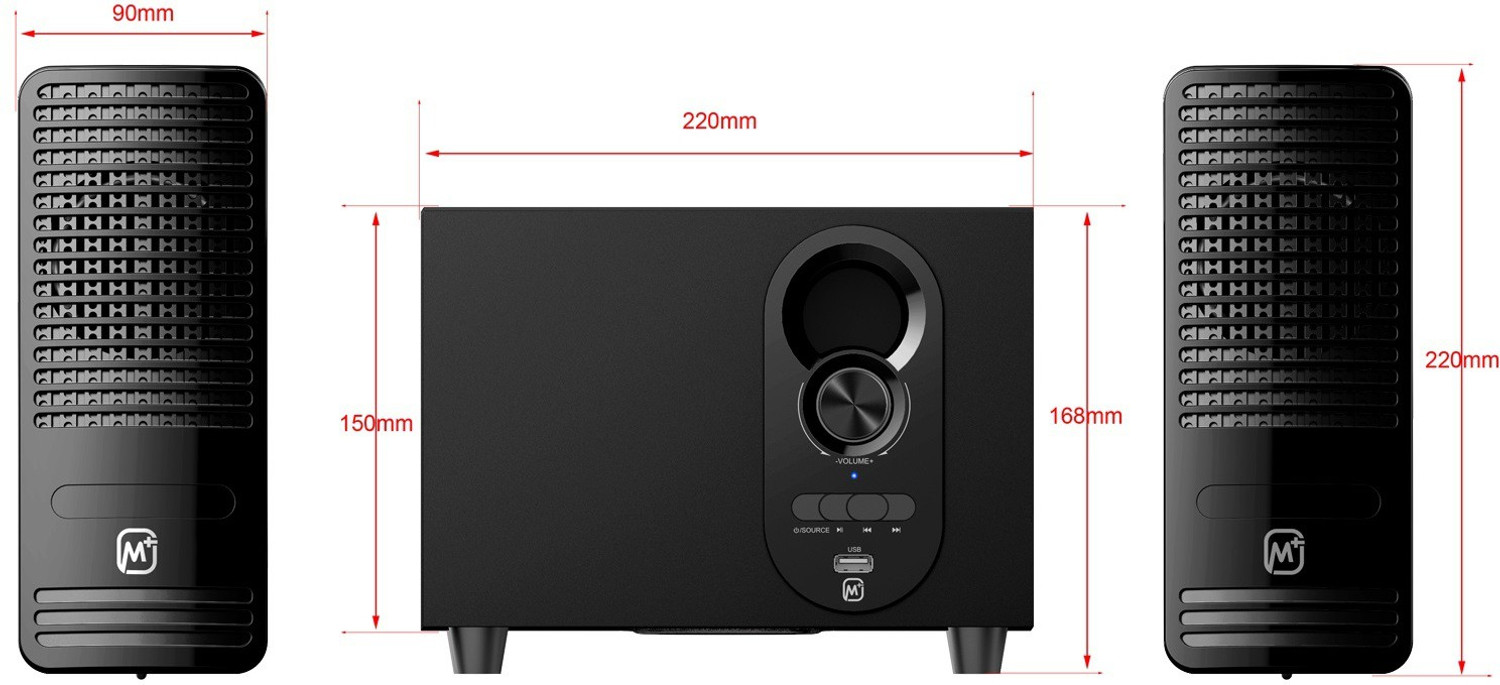 Image of Matata MTM21311 12 W Bluetooth Laptop /Desktop Speaker