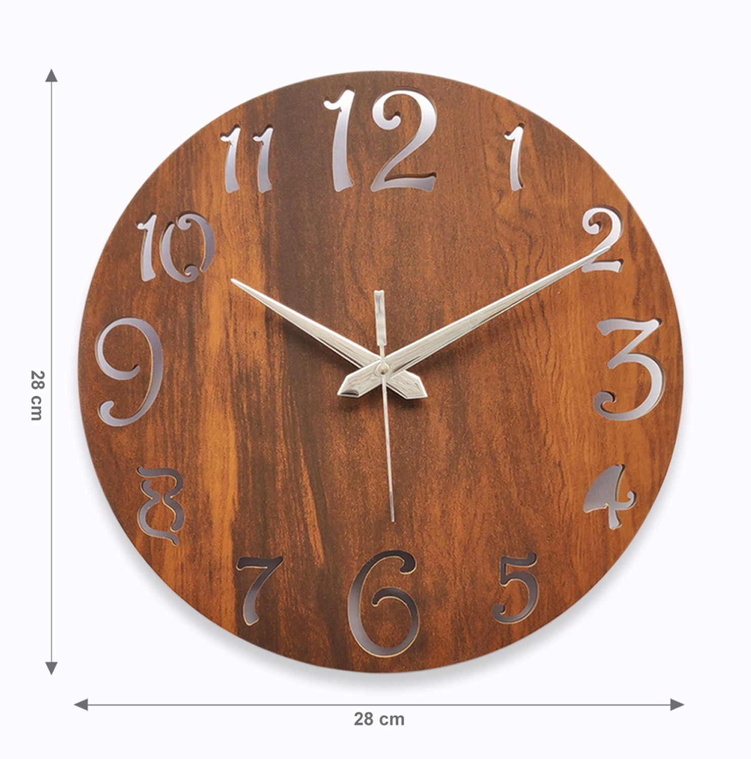Image of Flipkart SmartBuy Analog 28 cm X 28 cm Wall Clock