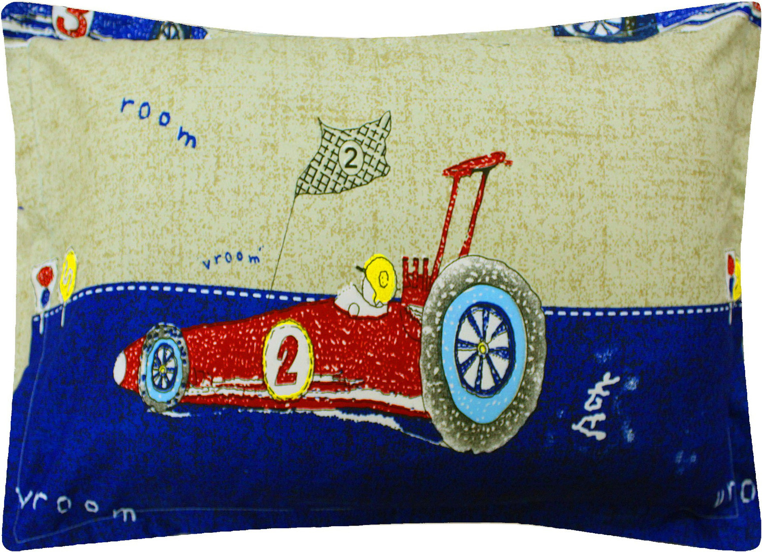 Image of Flipkart SmartBuy Microfiber Double Flat 140 TC Printed 1 Bedsheet with 2 Pillow Covers