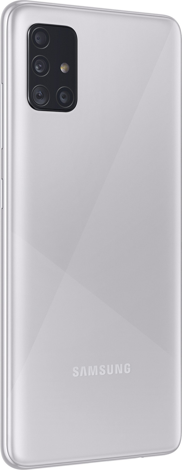 Image of Samsung Galaxy A51 (Haze Crush Silver, 128 GB)