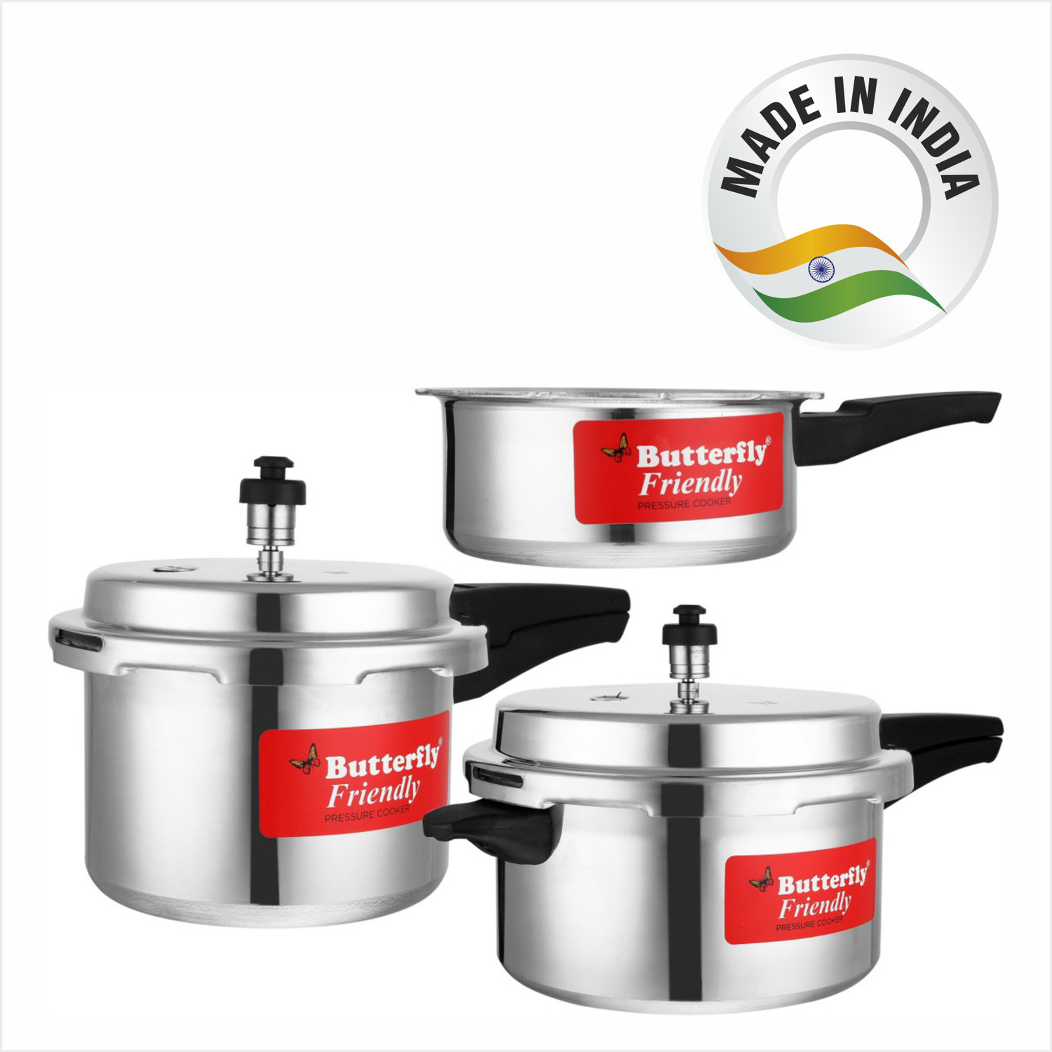 Butterfly Aluminium Pressure Cooker 2 L 3 L 5 L Outer Lid Pressure Cooker Aluminium Price History
