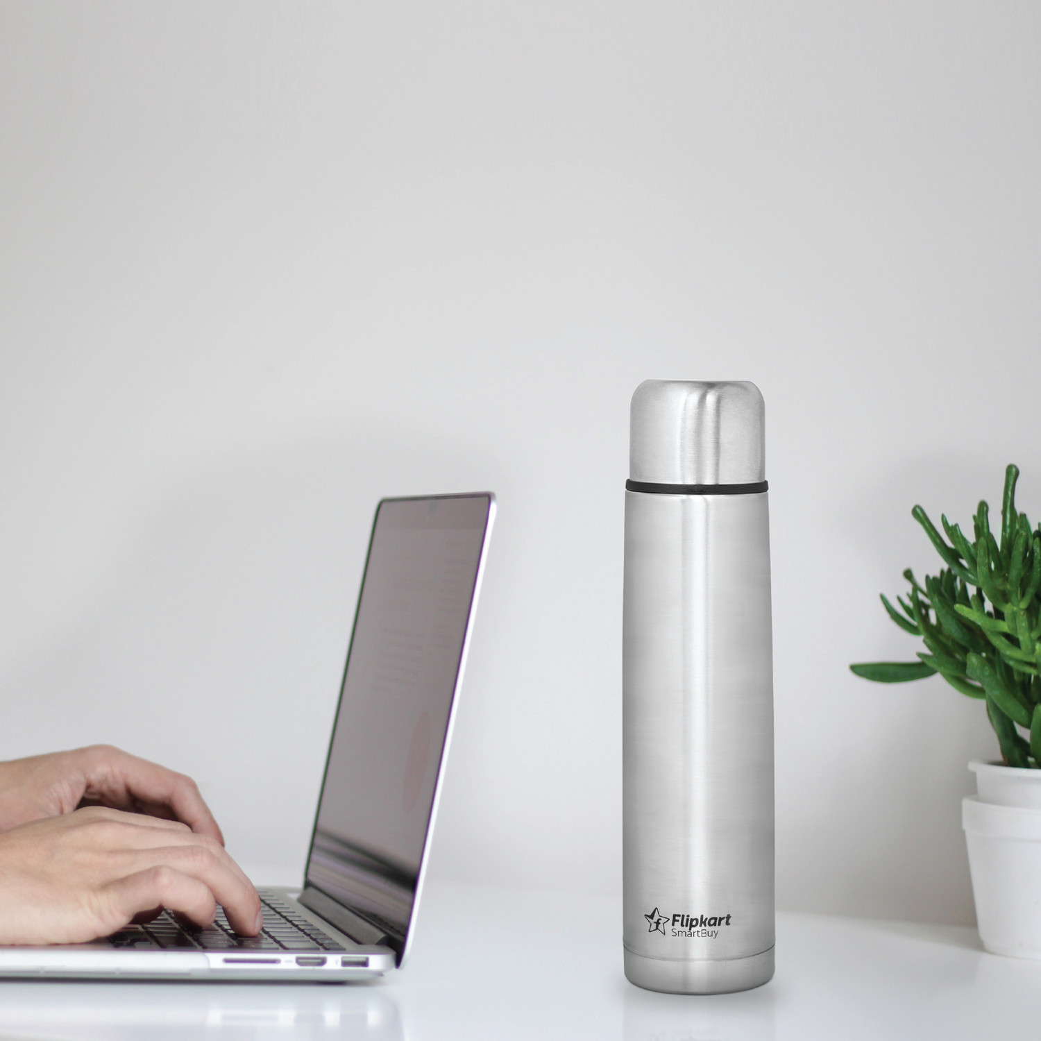 Image of Flipkart SmartBuy Flip 1000 ml Steel Bottle