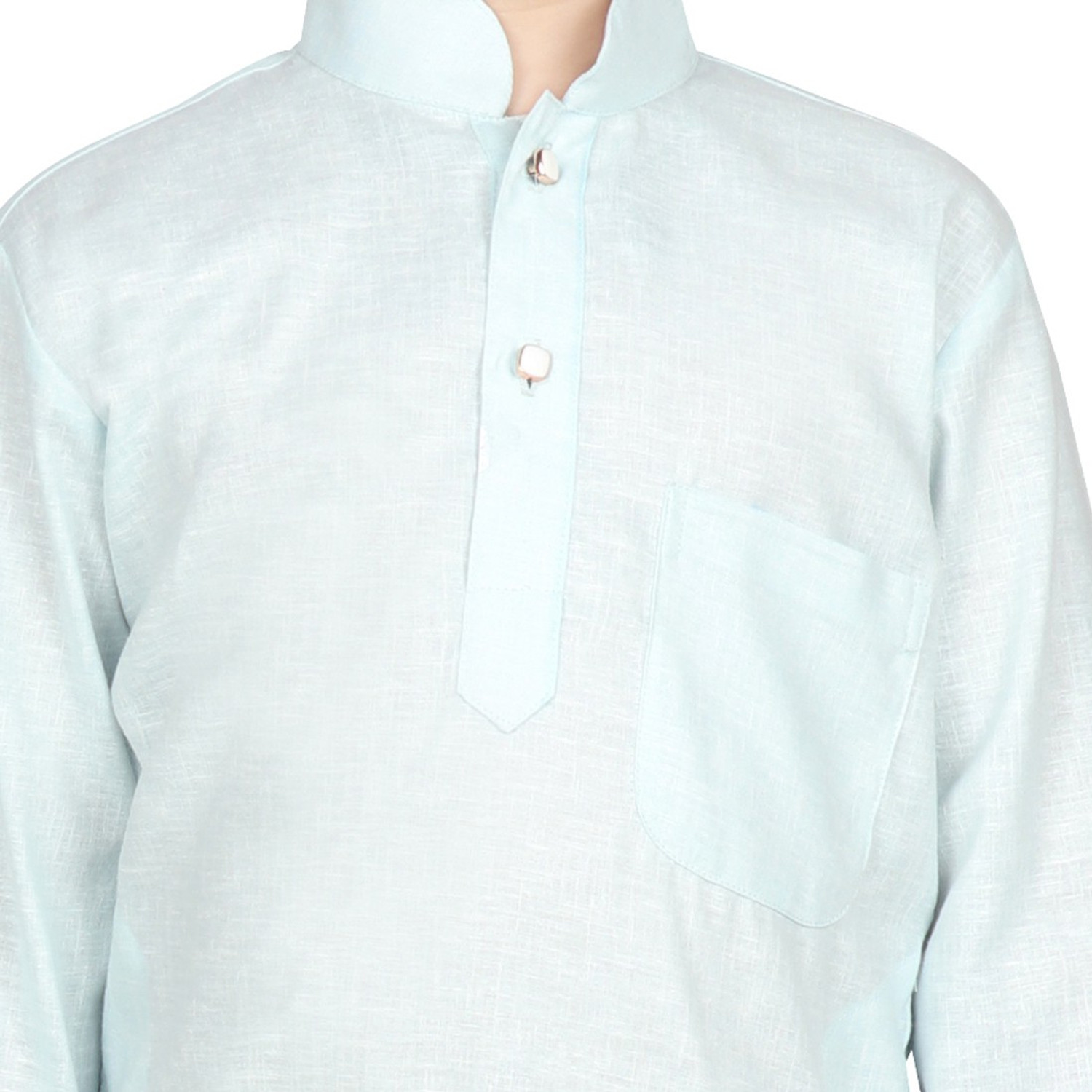 Image of SG YUVRAJ Boys Solid Straight Kurta