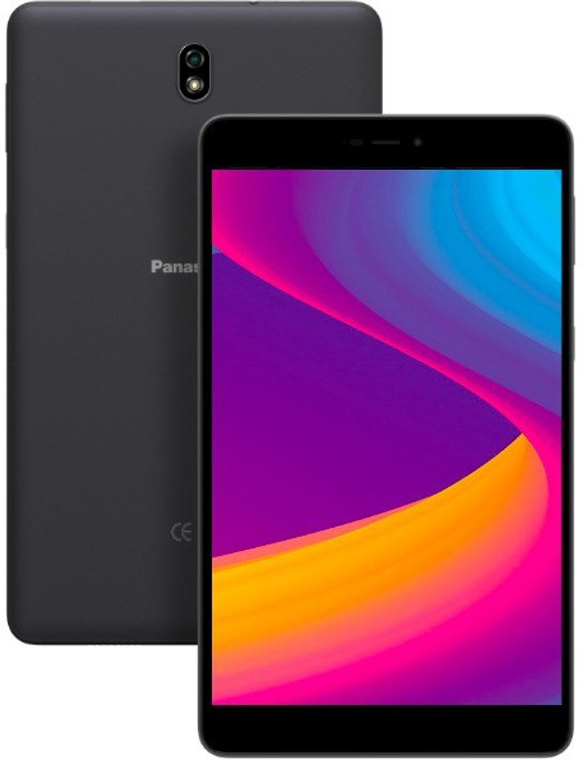 Image of Panasonic Tab 8 HD 3 GB RAM 32 GB ROM 8 inch with 4G MediaTek 2 GHz Octa Core Processor Tablet (Black)