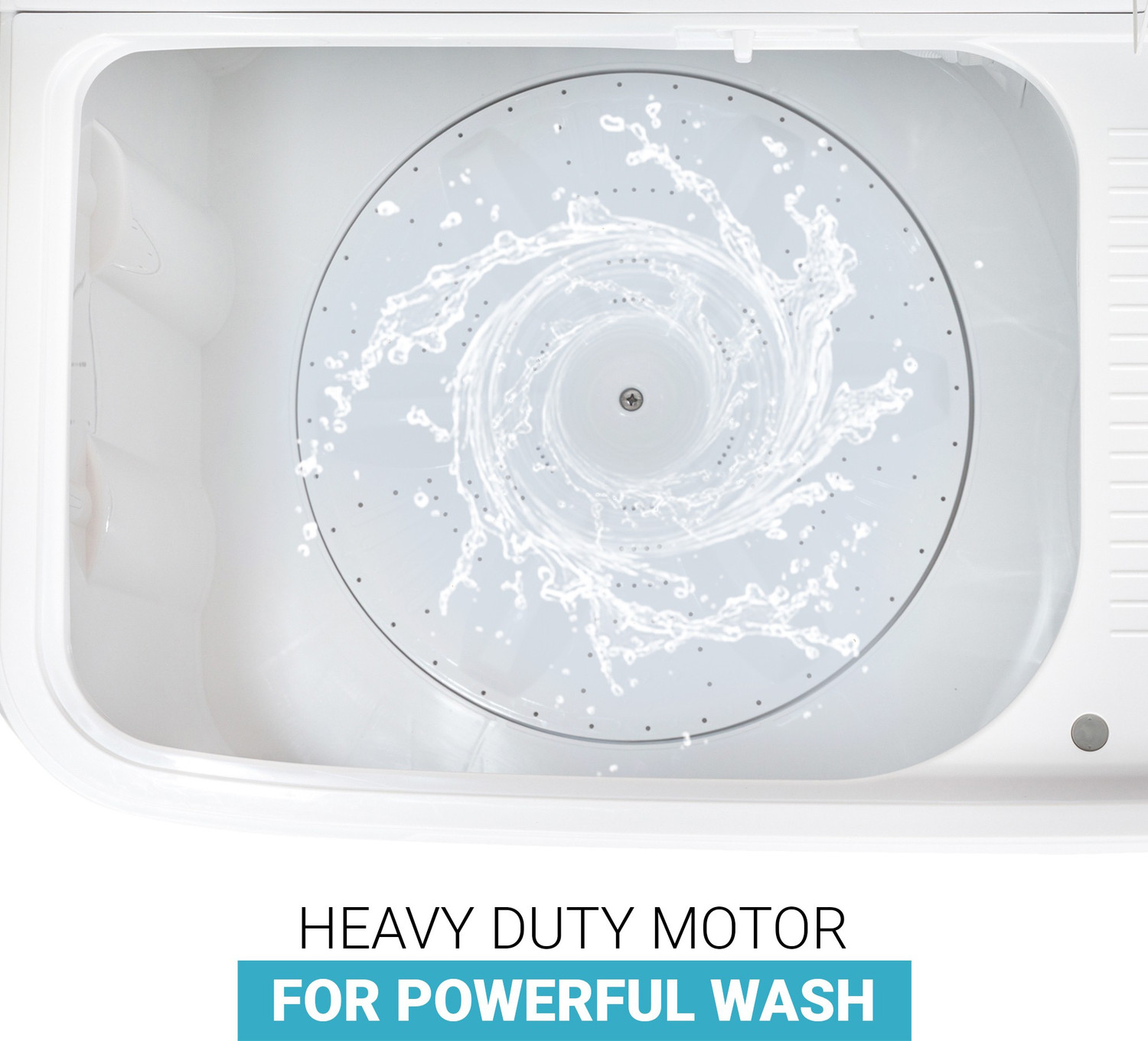 Image of Sansui 10.2 kg Powerful Washer & Spin Semi Automatic Top Load Washing Machine Blue