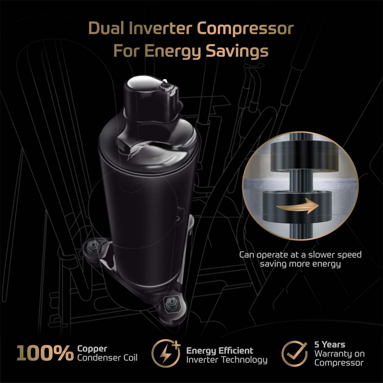 Image of MarQ by Flipkart 2018 Model 1.5 Ton 3 Star Split Inverter AC