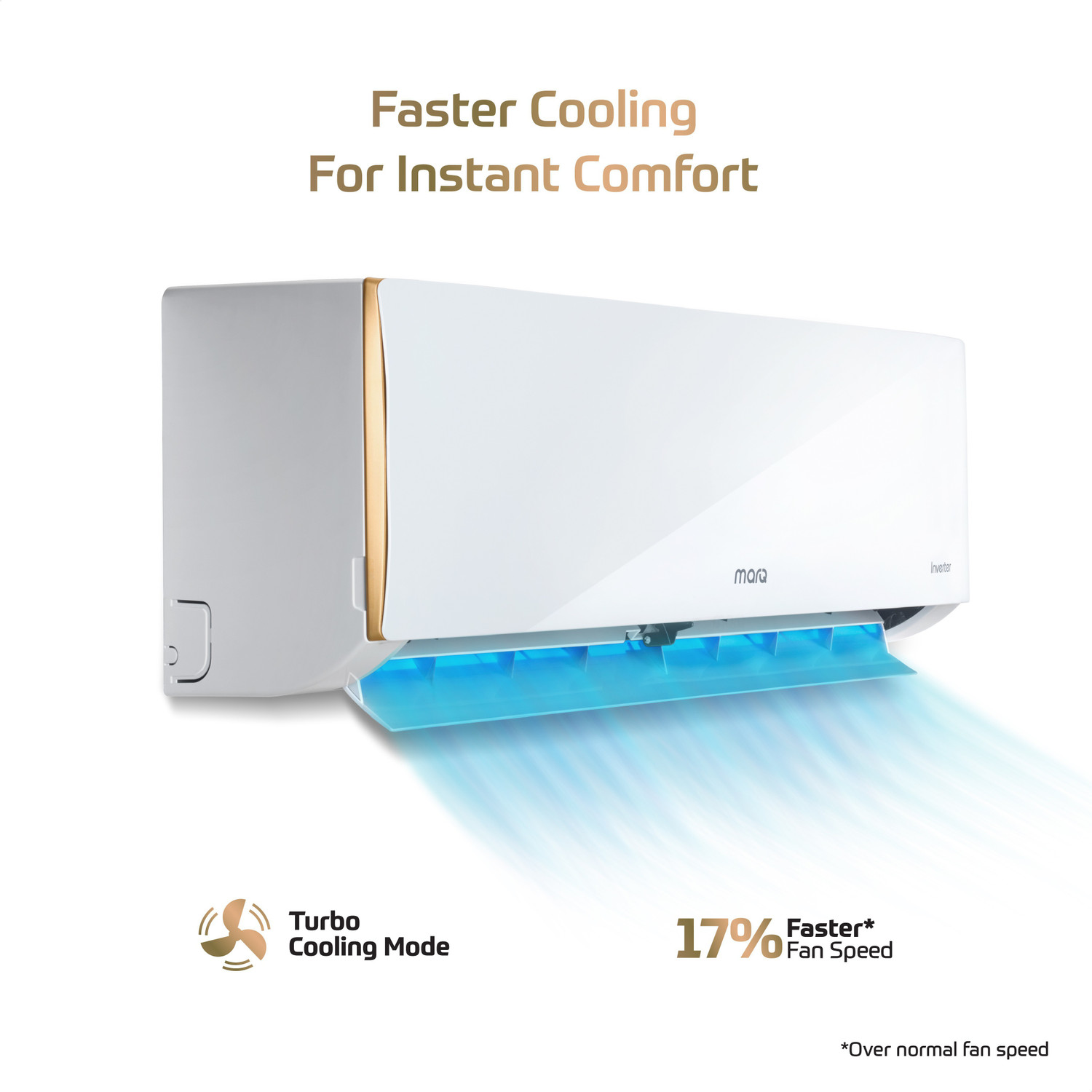 Image of MarQ by Flipkart 2018 Model 1.5 Ton 3 Star Split Inverter AC