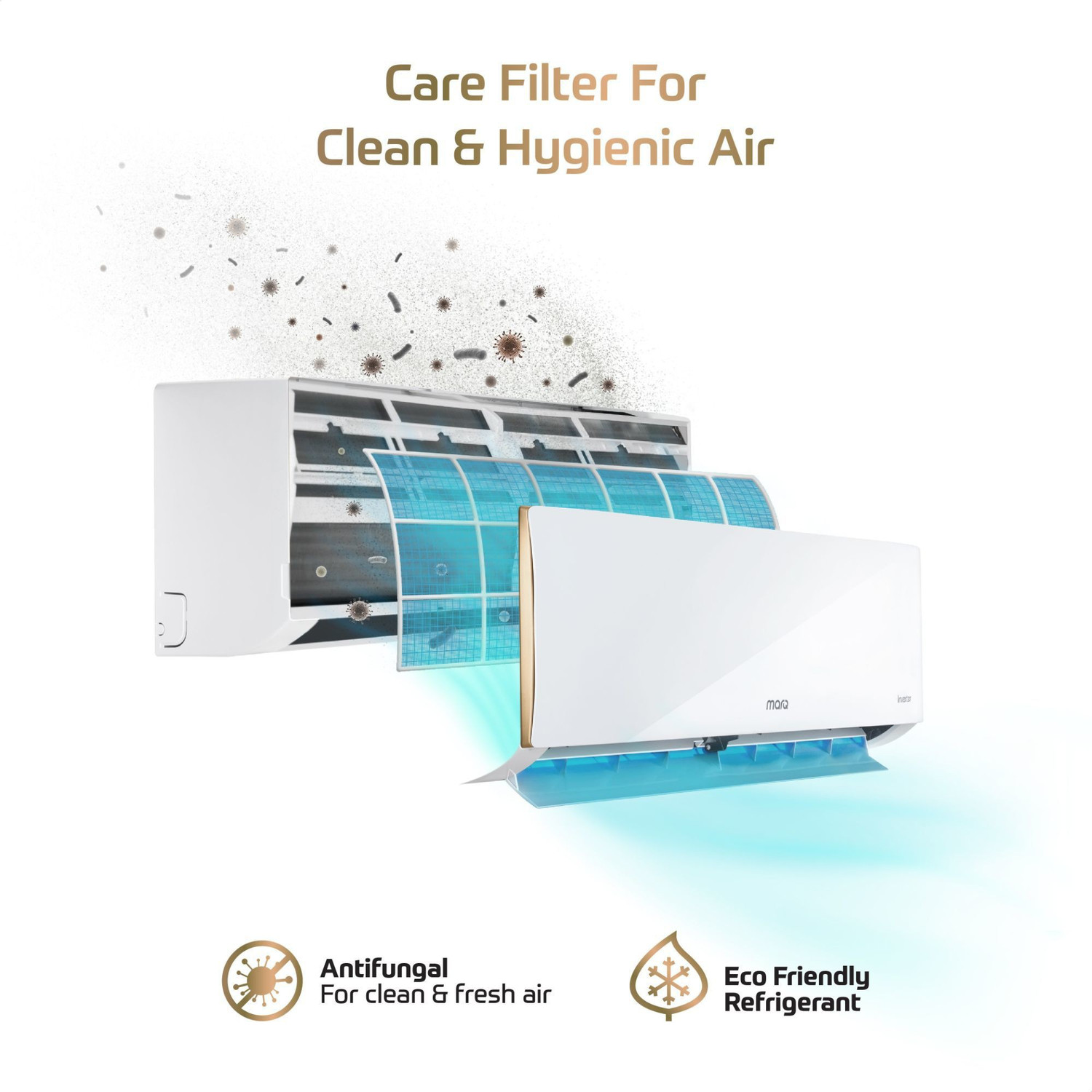 Image of MarQ by Flipkart 2018 Model 1.5 Ton 3 Star Split Inverter AC